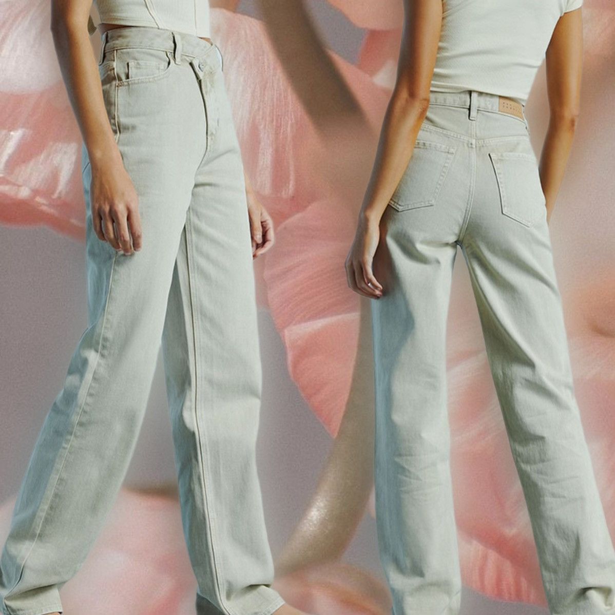 Pacsun 90’s Boyfriend Asymmetrical Jeans - NWOT Size 24" / US 00 / IT 34 - 7 Thumbnail