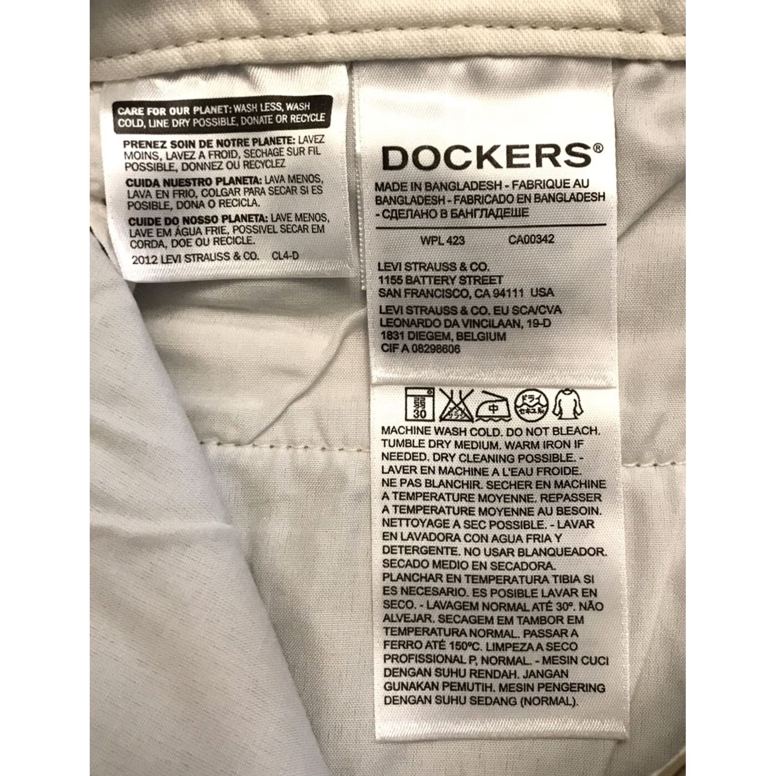 Dockers DOCKERS Cargo Shorts Mens 30 Regular Brown Cotton Elastane Stretch Pockets Casual 1091 Size US 30 / EU 46 - 6 Thumbnail