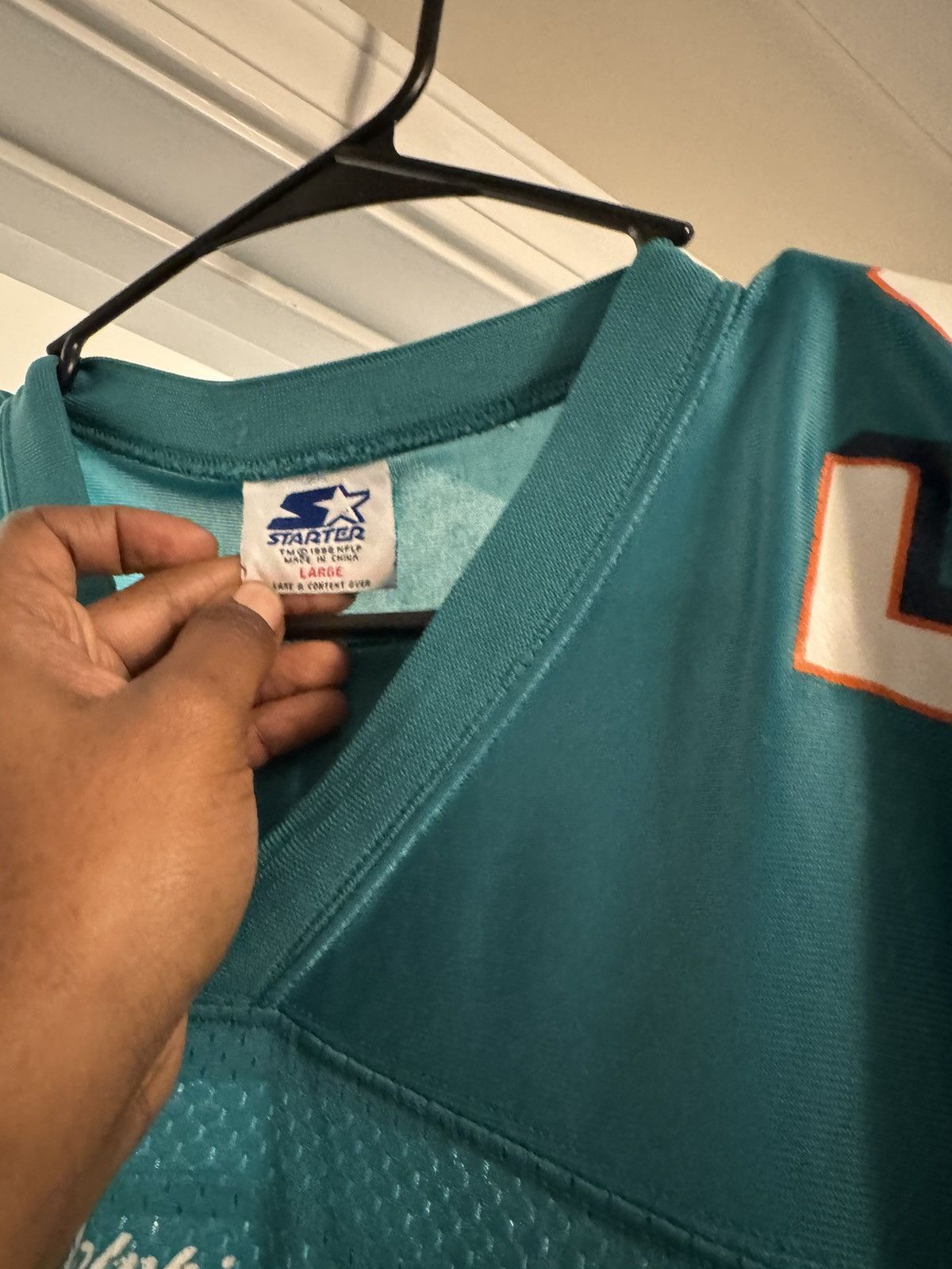 Starter Starter Dolphins jersey Size US L / EU 52-54 / 3 - 3 Thumbnail