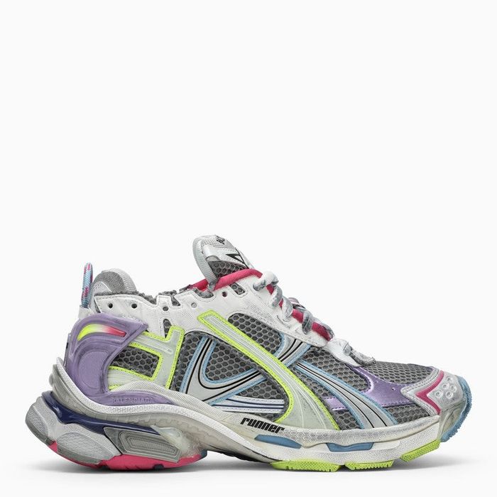 balenciaga multicoloured track trainer