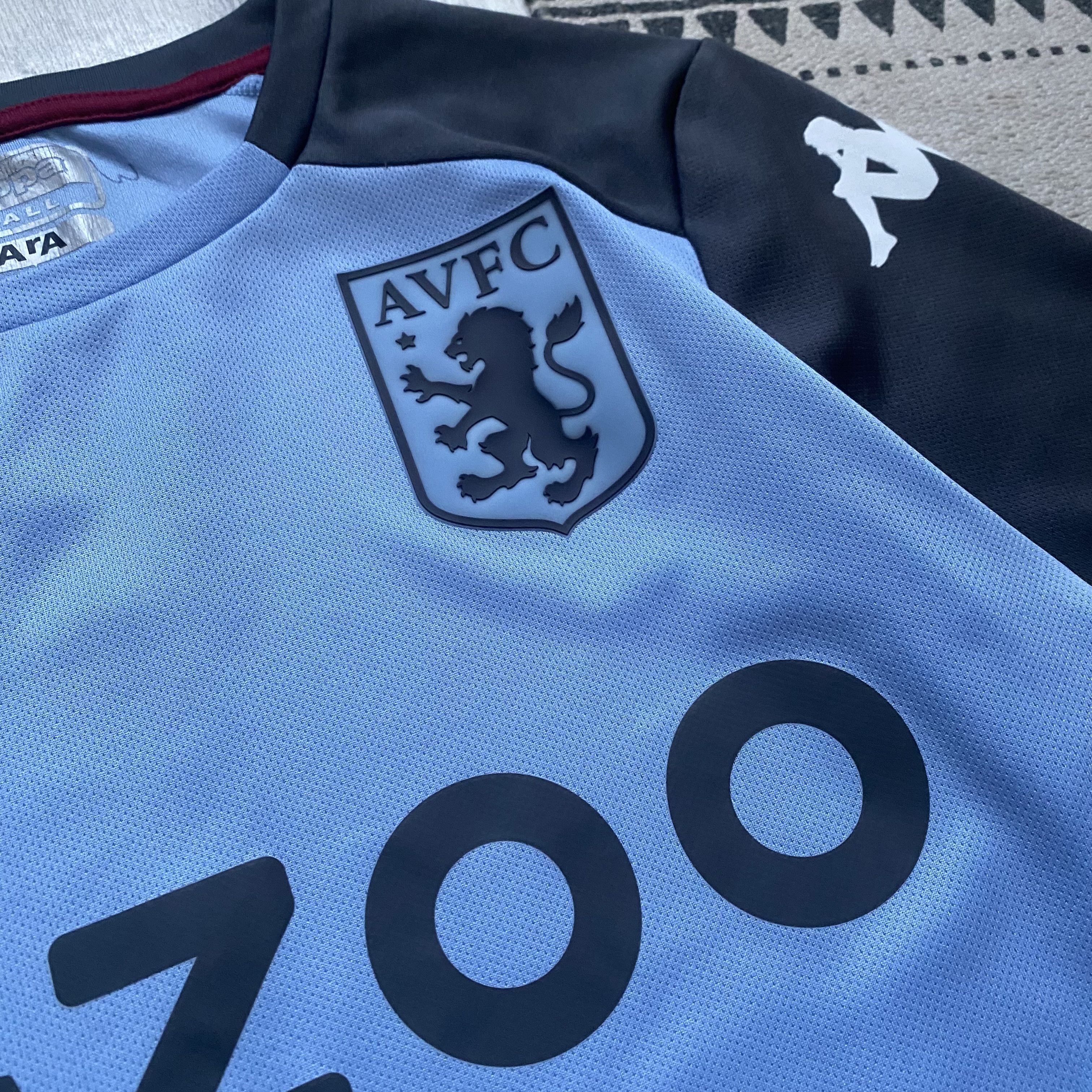Kappa ⚽️ Blockore Gara Kappa Aston Villa FC jersey Soccer Size US S / EU 44-46 / 1 - 5 Thumbnail