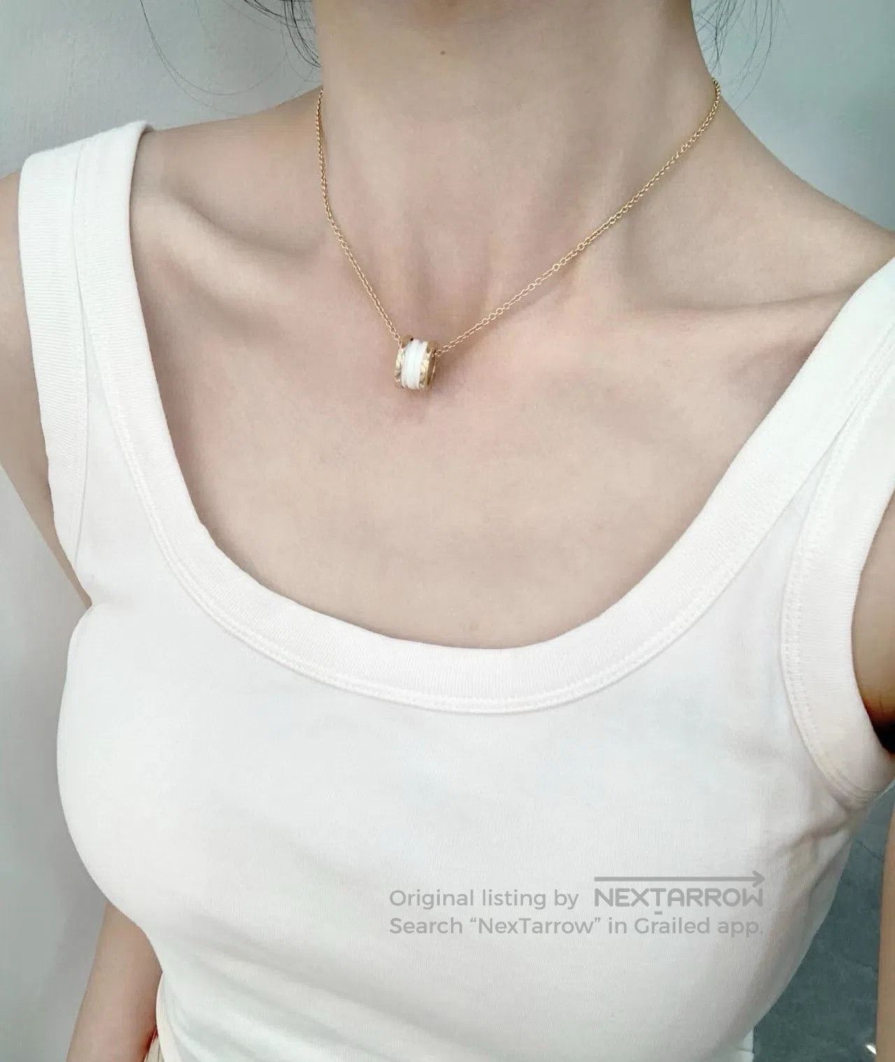 Bvlgari Bvlgari Rose Gold Ceramic Spring Necklace. Size ONE SIZE - 5 Thumbnail