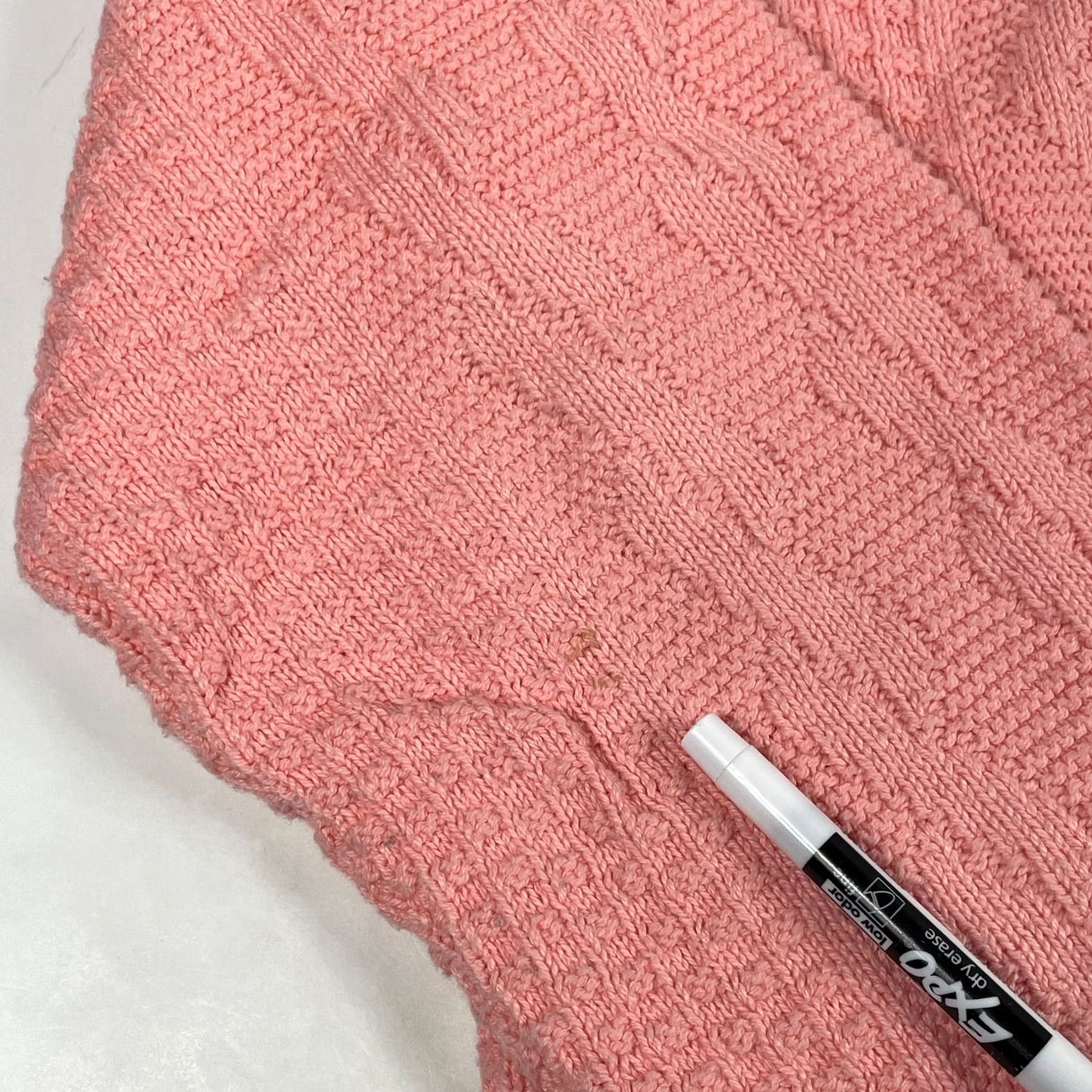 Vintage VINTAGE Victoria Dry Good Sweater Womens XL Pink Goods Women Extra Large Cable Knit Made USA Size XL / US 12-14 / IT 48-50 - 5 Thumbnail
