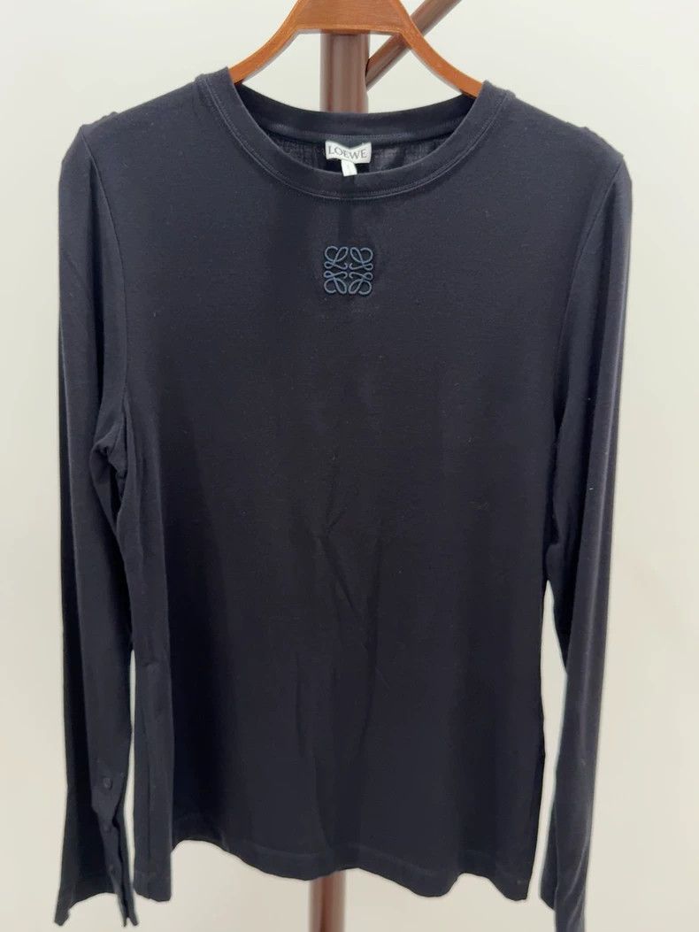 Loewe Loewe 24ss Logo Long Sleeve Tee - dmc Size US M / EU 48-50 / 2 - 1 Thumbnail