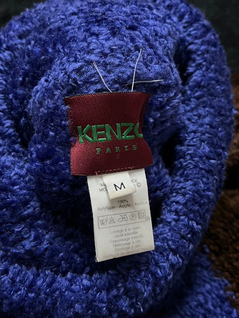Kenzo KENZO Fur and velvet tassel high collar sweater dress Size M / US 6-8 / IT 42-44 - 4 Thumbnail