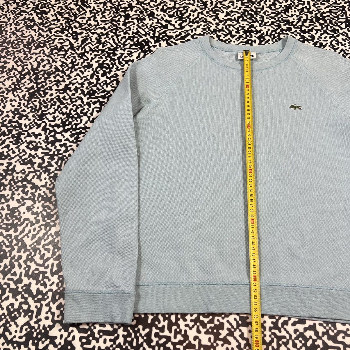 Lacoste Vintage Y2K Lacoste Retro Boxy Blue Sweater Casual Style Size M / US 6-8 / IT 42-44 - 12 Thumbnail