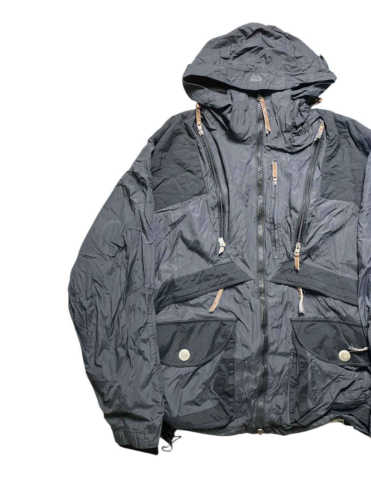Japanese Brand VINTAGE JAPANESE BRAND DUB JACKET TACTICAL ZIPPER HOODIE Size US XL / EU 56 / 4 - 3 Thumbnail