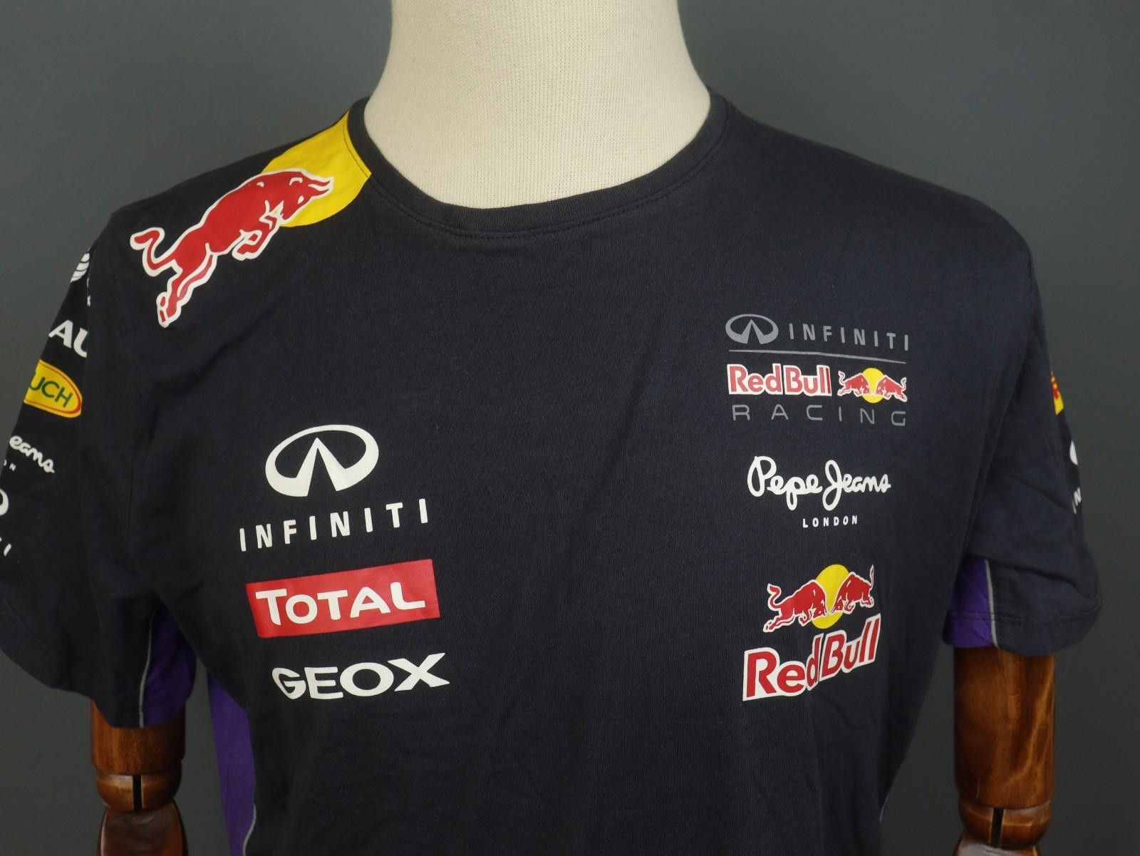 Designer Pepe Jeans London Navy Crew Red Bull Racing Shirt Size 2XL Size ONE SIZE - 2 Thumbnail