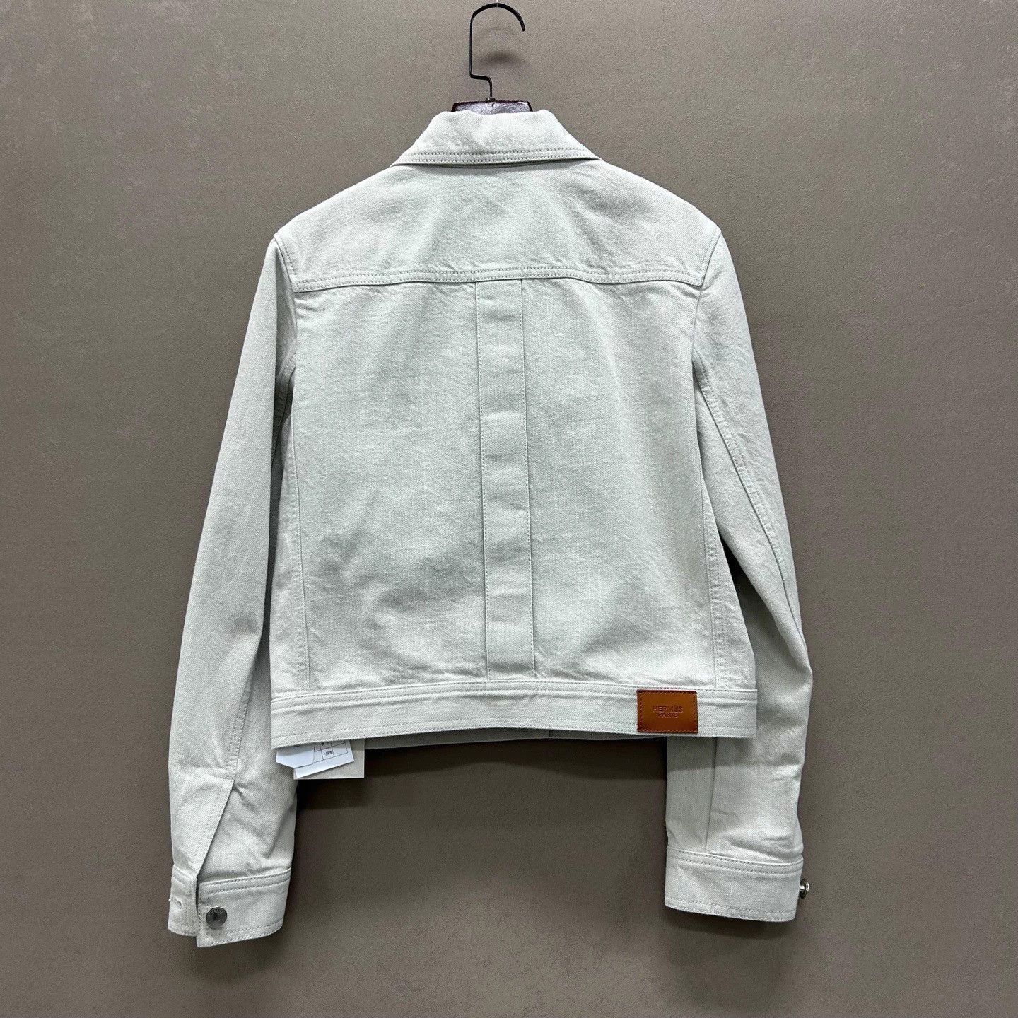 Hermes Hermes White Denim Jacket 99 New 36 Size XS / US 0-2 / IT 36-38 - 2 Thumbnail