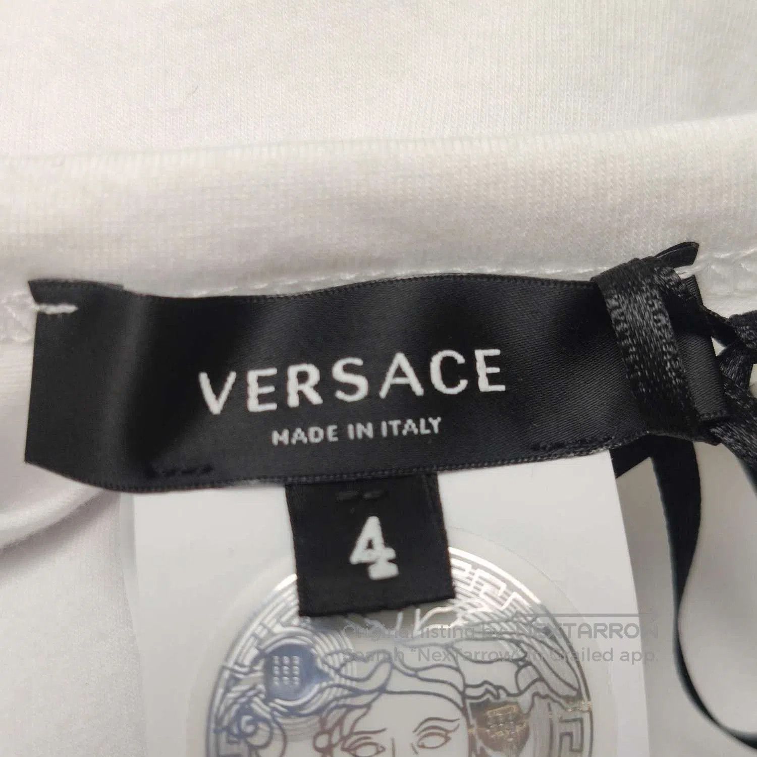 Versace Versace Cotton Logo T-Shirt (Size M). Size US L / EU 52-54 / 3 - 5 Thumbnail