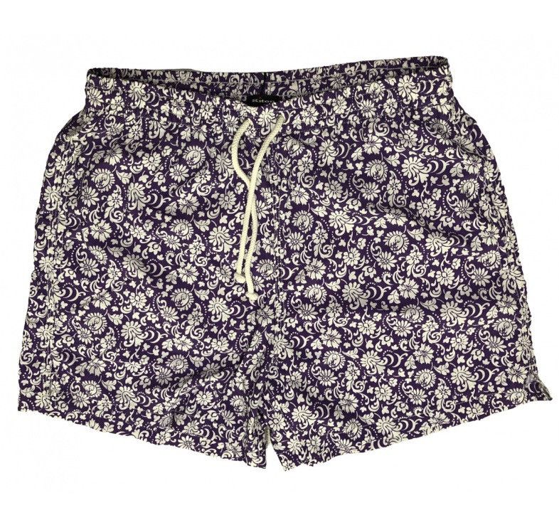Kiton Kiton 🇮🇹 mulberry bloom 3pkt resort pool swim trunks M NWT Size US 34 / EU 50 - 1 Thumbnail
