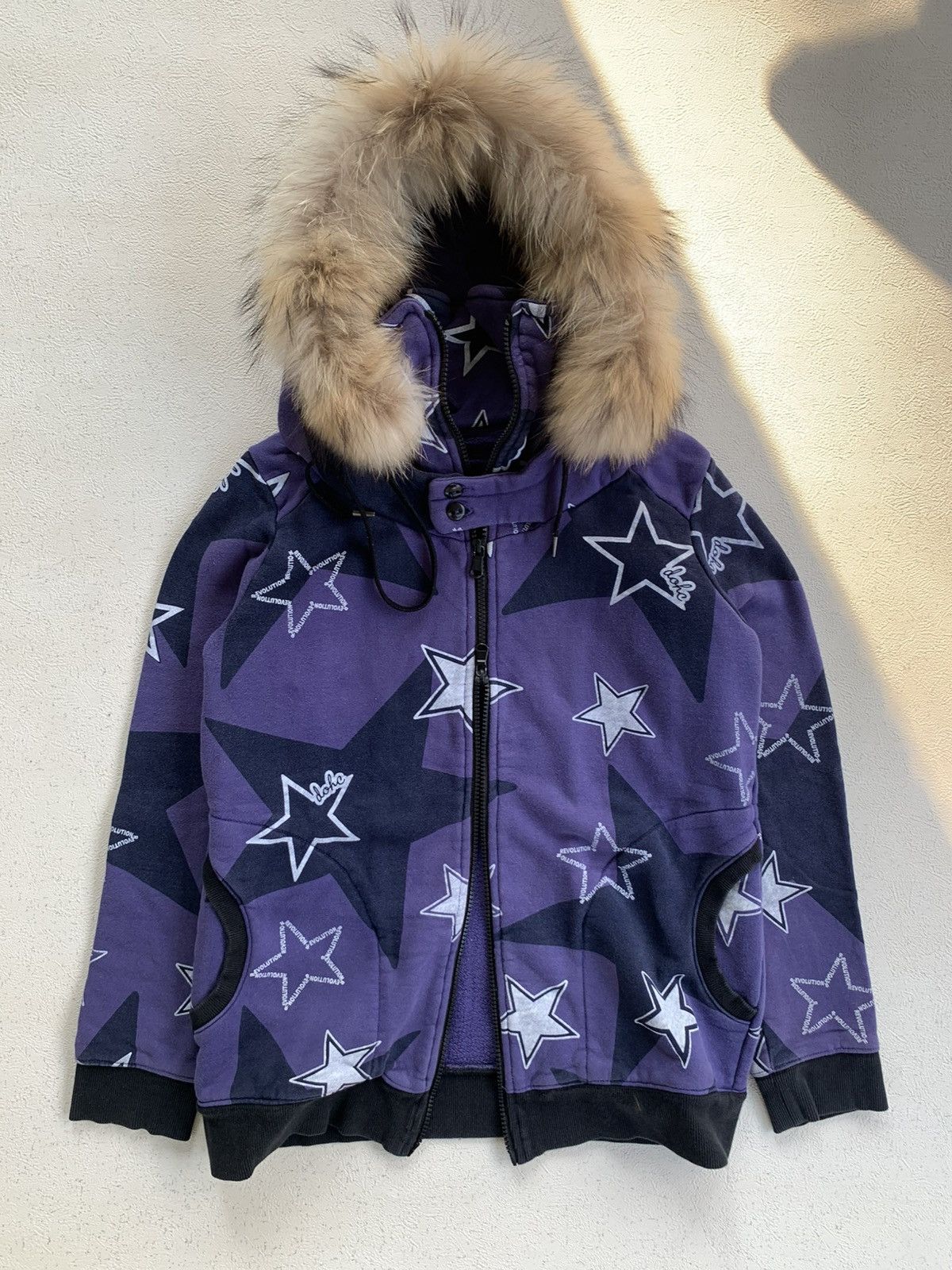 Japanese Brand DOUBLE ZIP DOHC REVOLUTION BONO FUR HOODIE IFSIX LGB STYLE Size US M / EU 48-50 / 2 - 10 Thumbnail