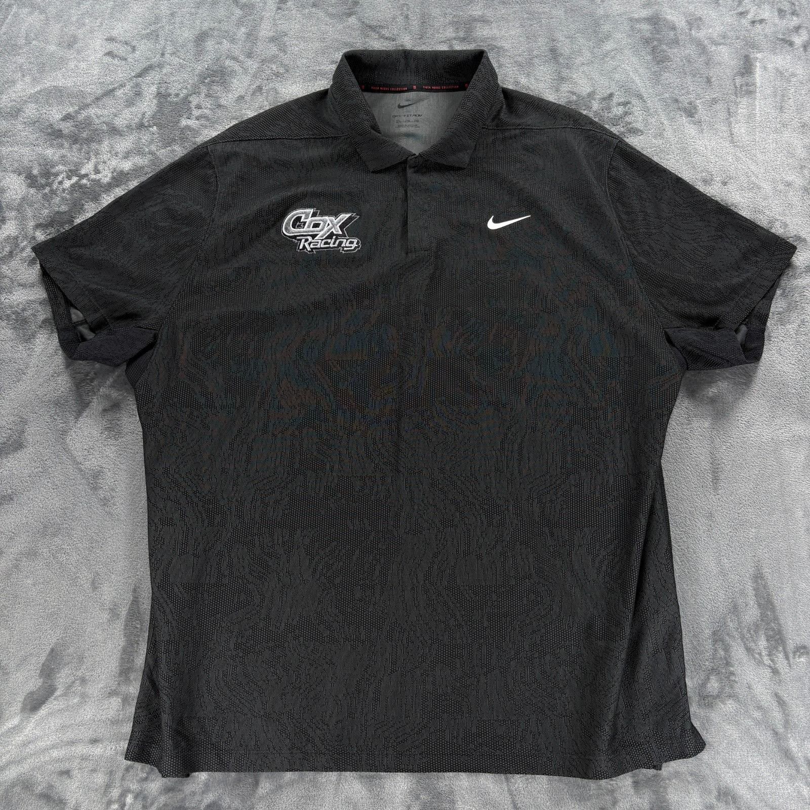 Nike Nike Tiger Woods Collection Dri Fit ADV Polo Mens 2XL Black Size US XXL / EU 58 / 5 - 1 Thumbnail
