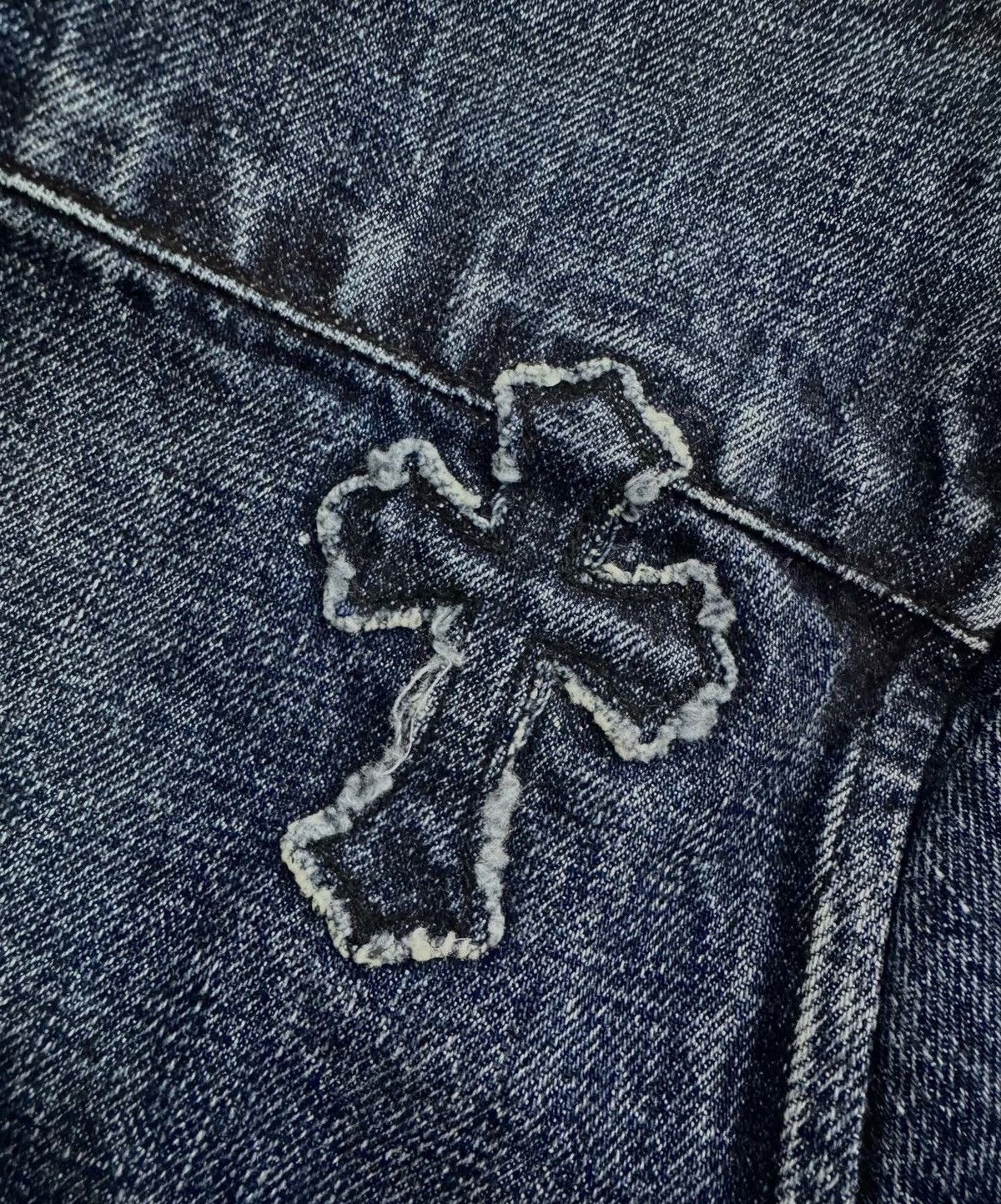 Chrome Hearts Chrome Hearts M Denim Cross Patches Shirt Size US M / EU 48-50 / 2 - 6 Thumbnail