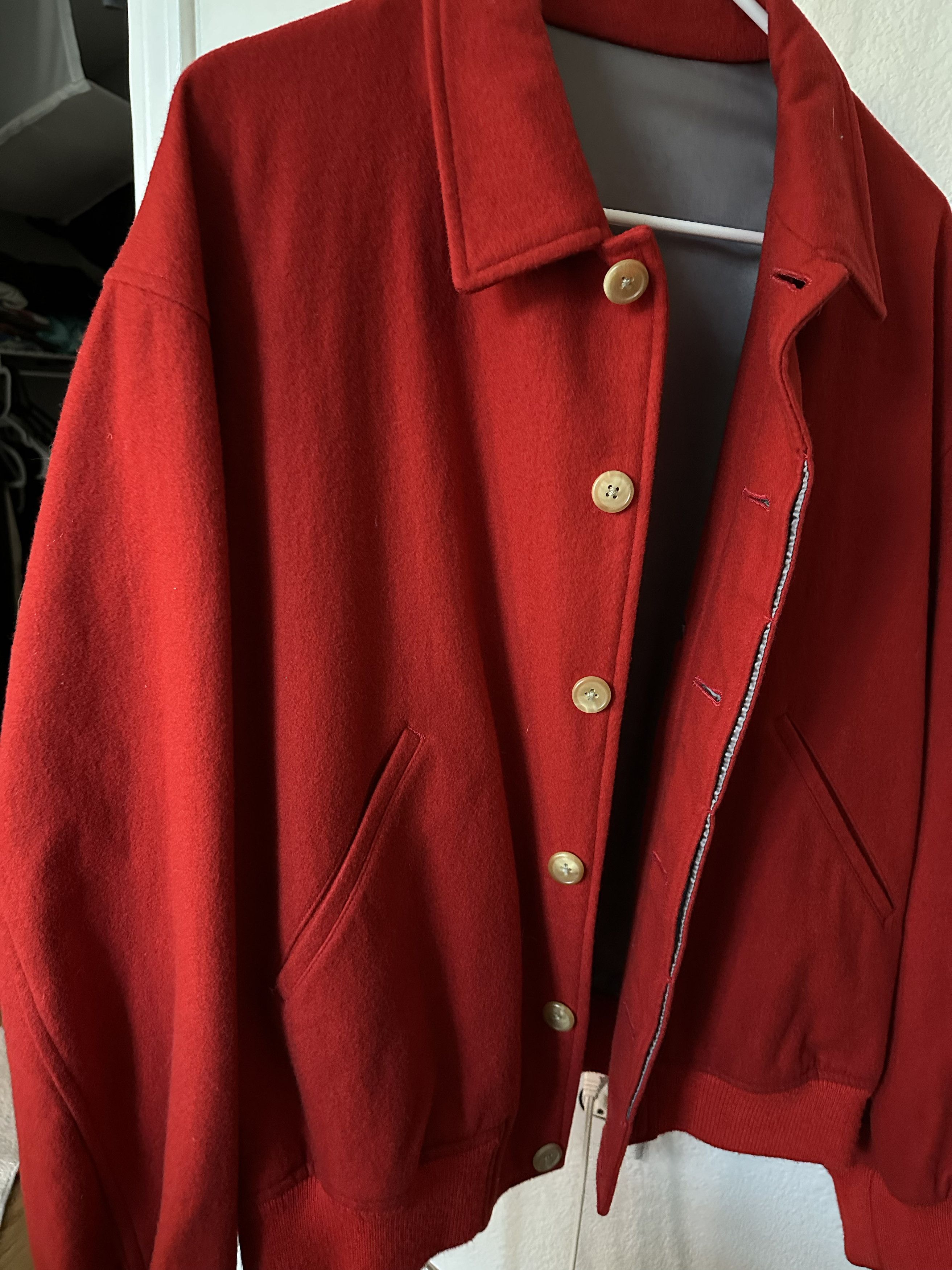 Y's × Yohji Yamamoto Red Vintage Y's Bomber Size US L / EU 52-54 / 3 - 4 Thumbnail