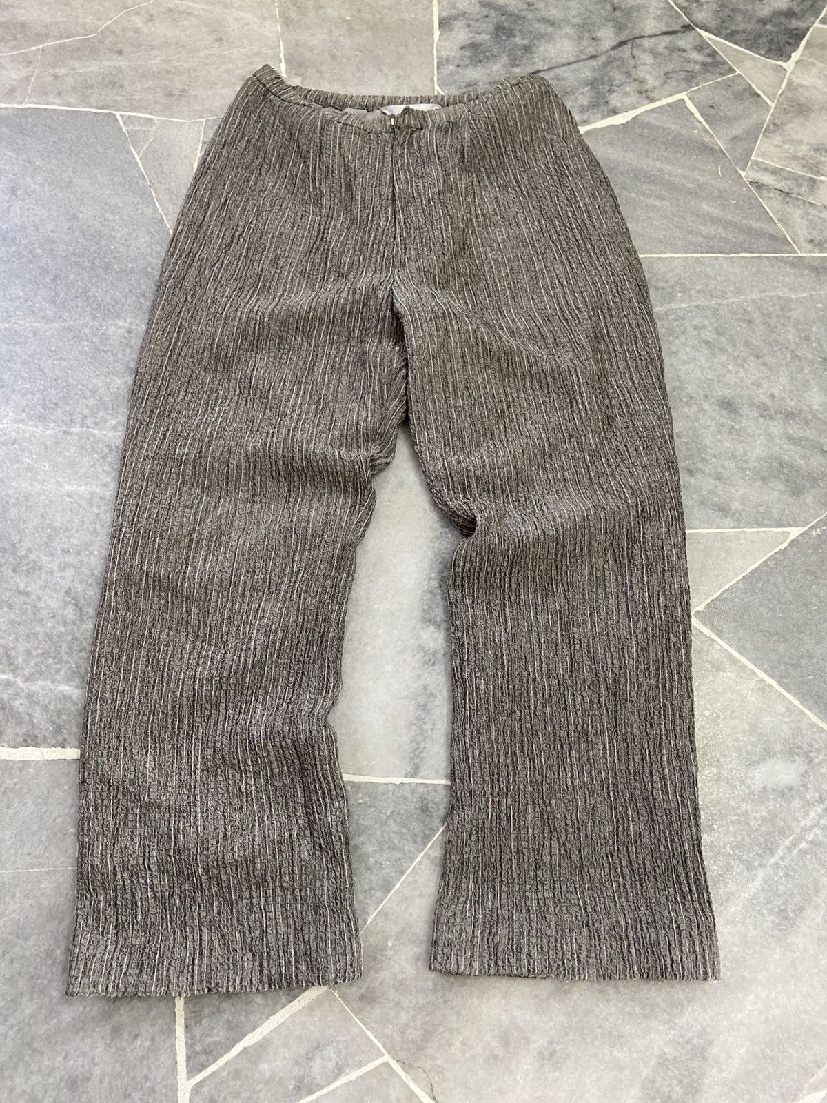 Issey Miyake MC Pleated Tapered Trousers Pants