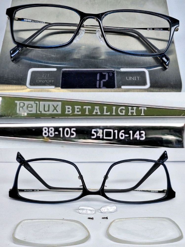 Other ReLux BETALIGHT 88-105 Beta-Titanium Glasses Frame 12g Size ONE SIZE - 3 Thumbnail