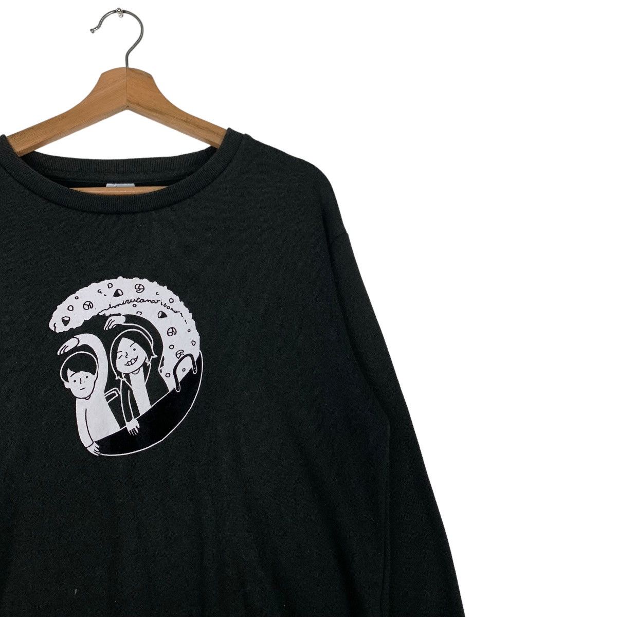Japanese Brand MIZUTAMARI Bond Graphic Sweatshirt #0670-C31 Size US M / EU 48-50 / 2 - 5 Thumbnail
