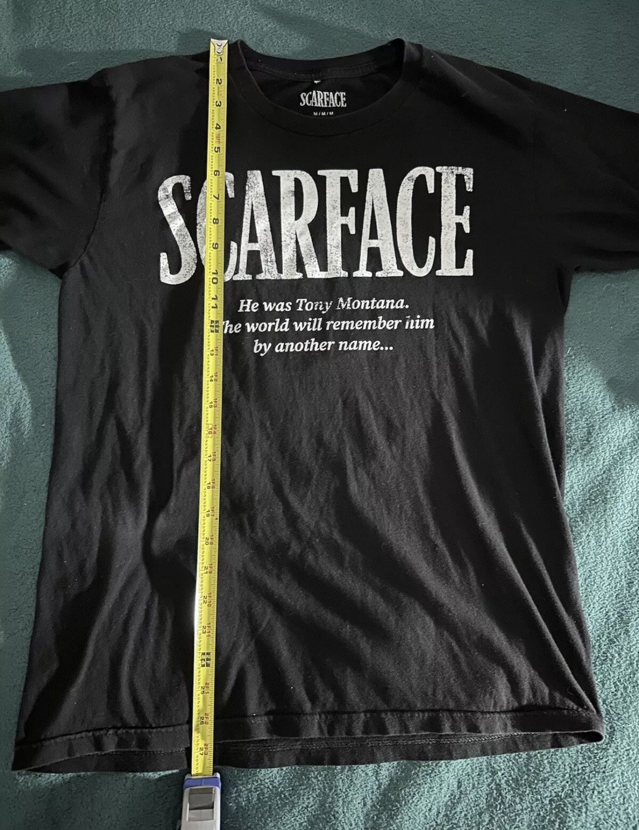 Vintage ORIGINAL VINTAGE HE WAS TONY MONTANA SCAREFACE SHIRT SIZE:M Size US M / EU 48-50 / 2 - 3 Thumbnail