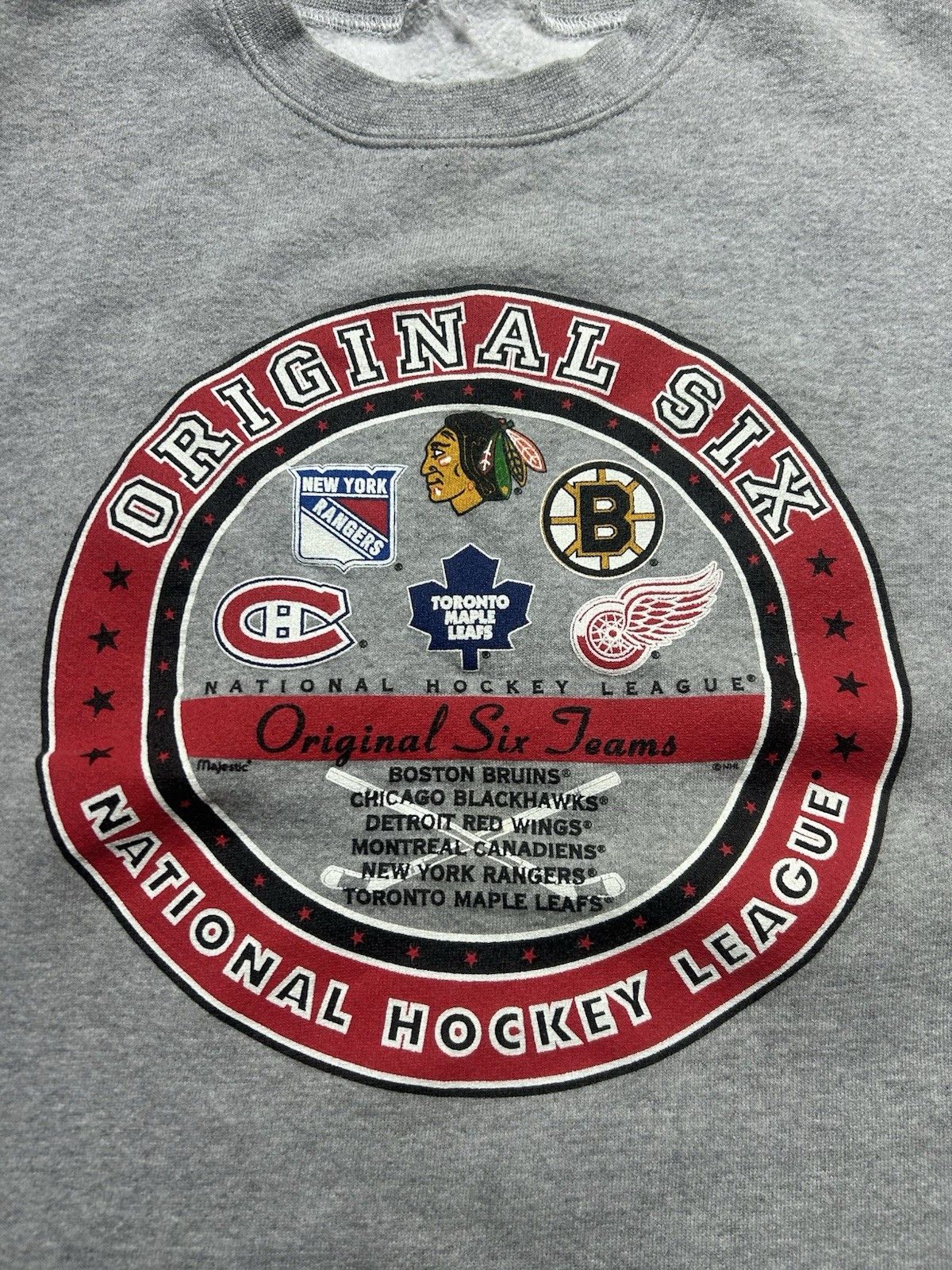 Vintage Sweatshirt NHL original 6 rangers maple leafs red wings XL Size US XL / EU 56 / 4 - 2 Thumbnail