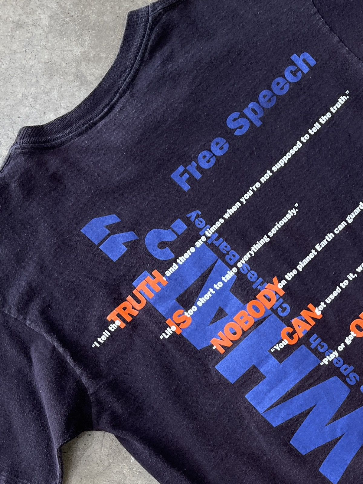 Nike Vintage Nike Basketball Charles Barkley Free Speech Medium Size US M / EU 48-50 / 2 - 4 Thumbnail
