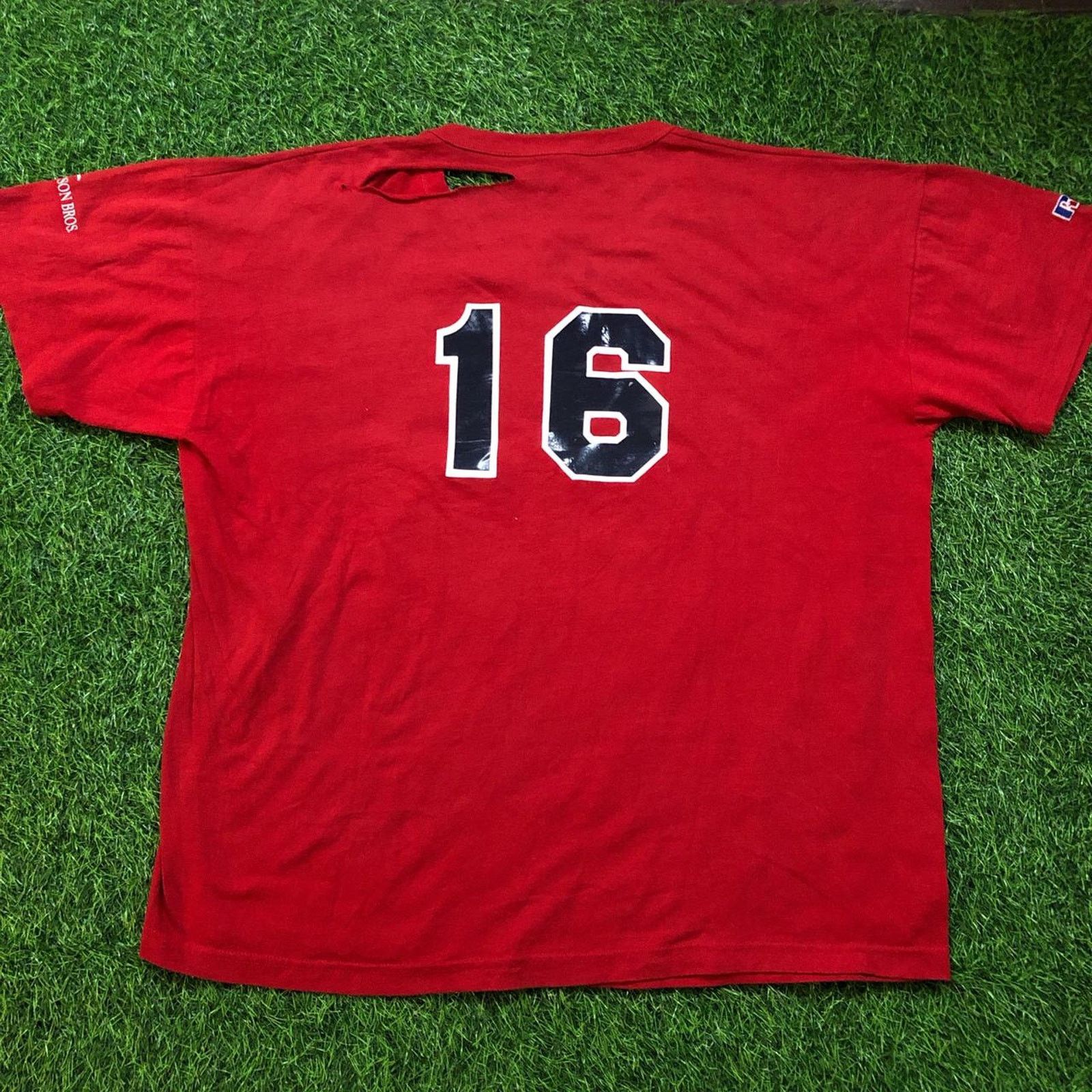Russell Athletic Red Distressed ‘Loveland’ Graphic Number Tee Size US XL / EU 56 / 4 - 2 Thumbnail