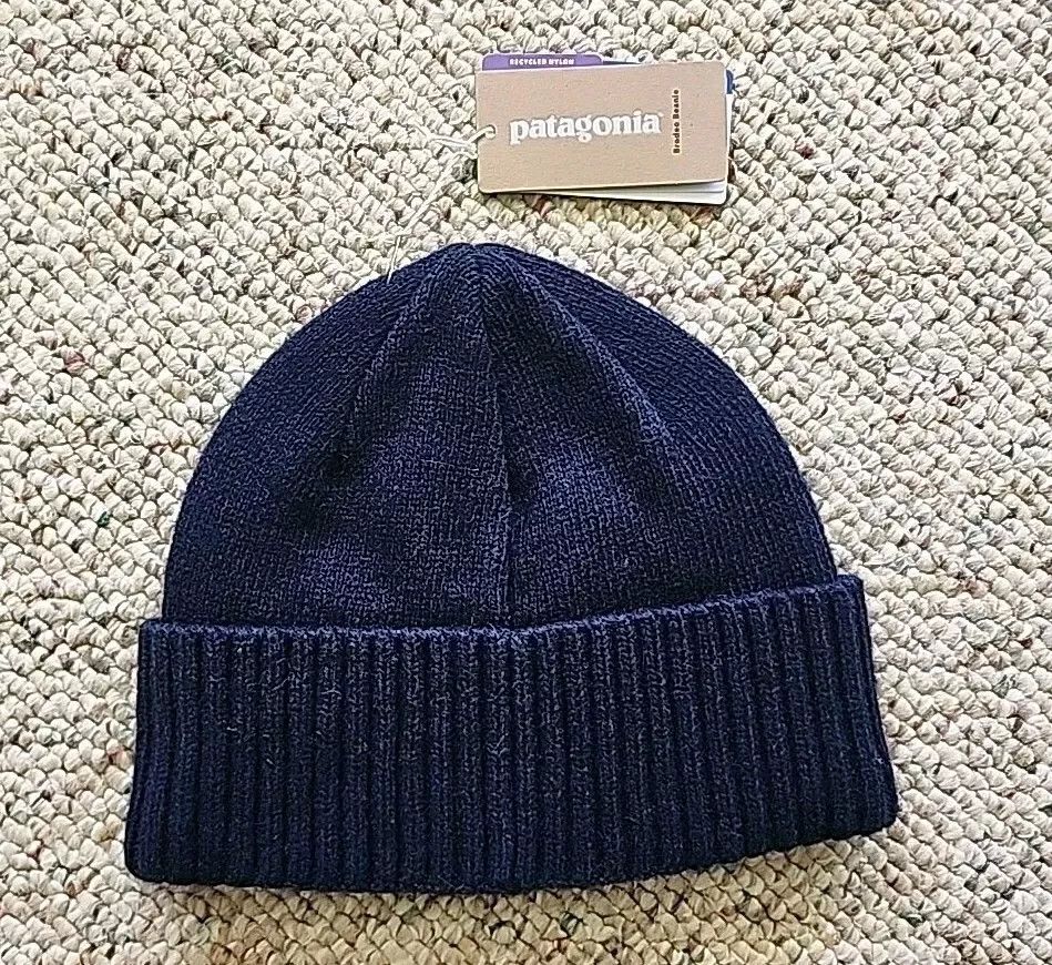 Patagonia Patagonia Brodeo Beanie Line Logo Ridge Navy Unisex Size ONE SIZE - 6 Thumbnail