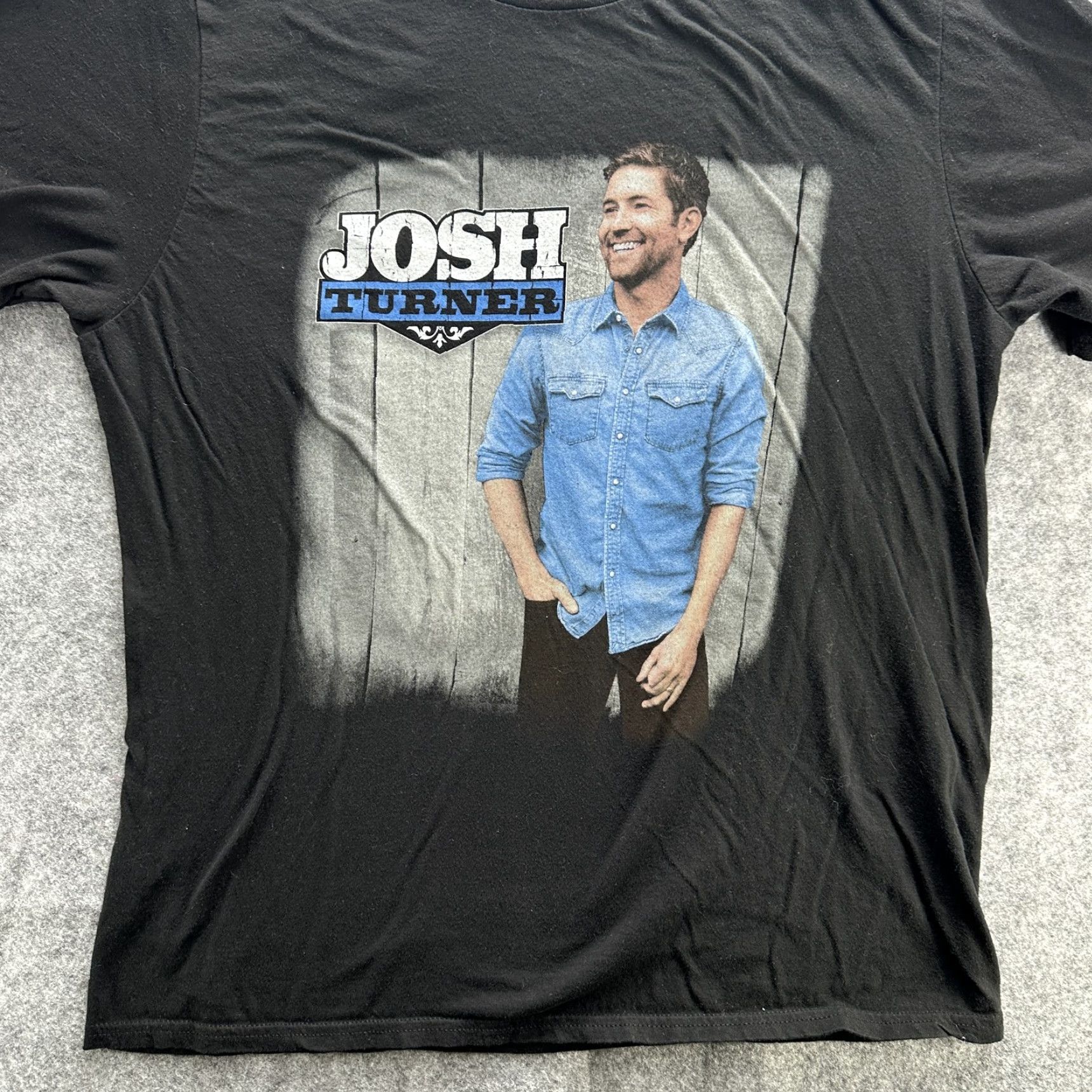 Vintage Josh Turner Shirt Mens XL Black All About You Tour Concert Tee Size US XL / EU 56 / 4 - 2 Thumbnail