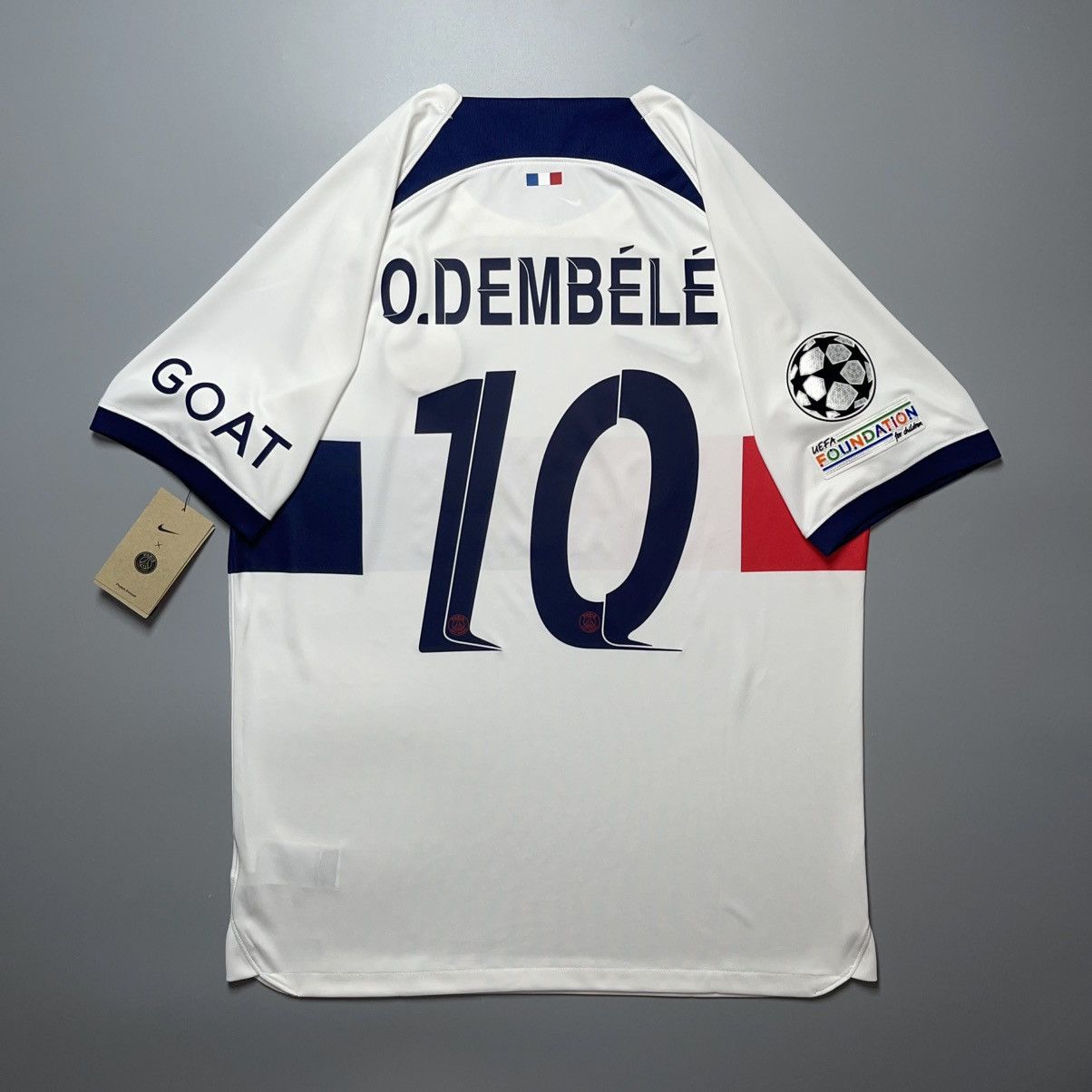Nike PSG NIKE 2023/2024 FOOTBALL SOCCER AWAY JERSEY #10 DEMBELE Size US L / EU 52-54 / 3 - 1 Thumbnail