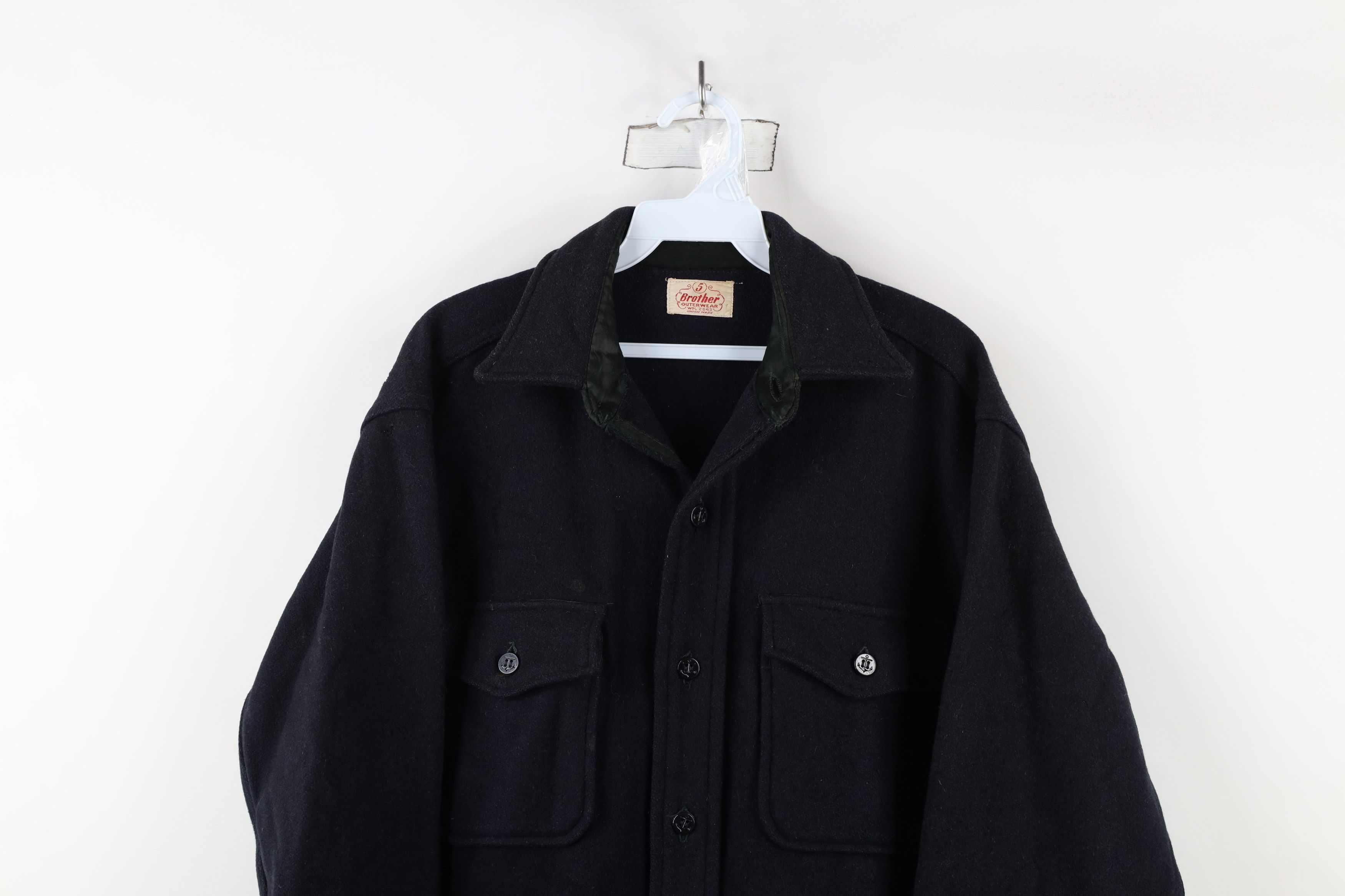 FiveBrother × Vintage Vintage 40s 50s Five Brother CPO Shirt Jacket Jac Shirt USA Size US L / EU 52-54 / 3 - 2 Thumbnail