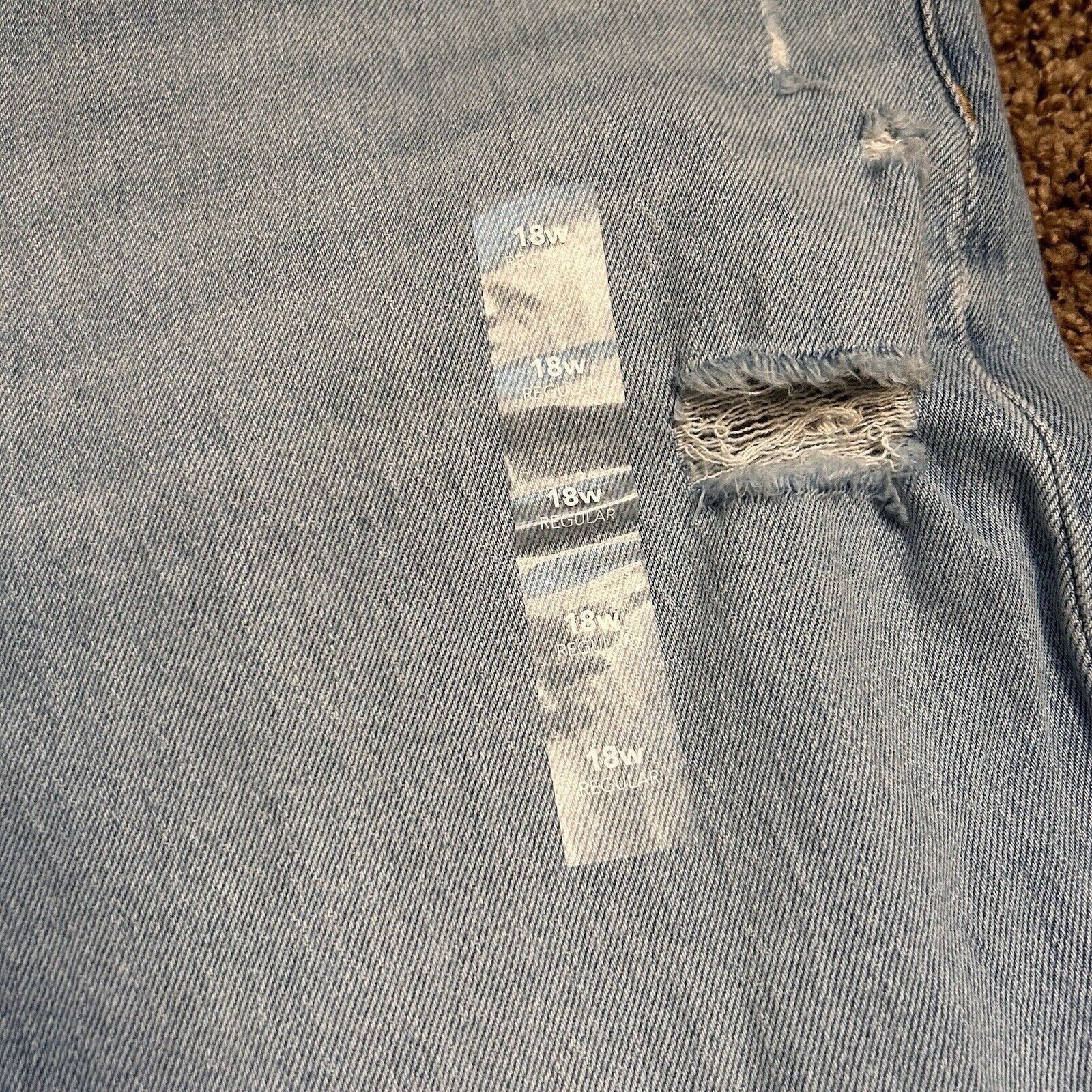 Other Goldie Blues Cheeky Slim Boot Jeans Women's 18W Blue Stretch Size 40" / US 18 - 3 Thumbnail