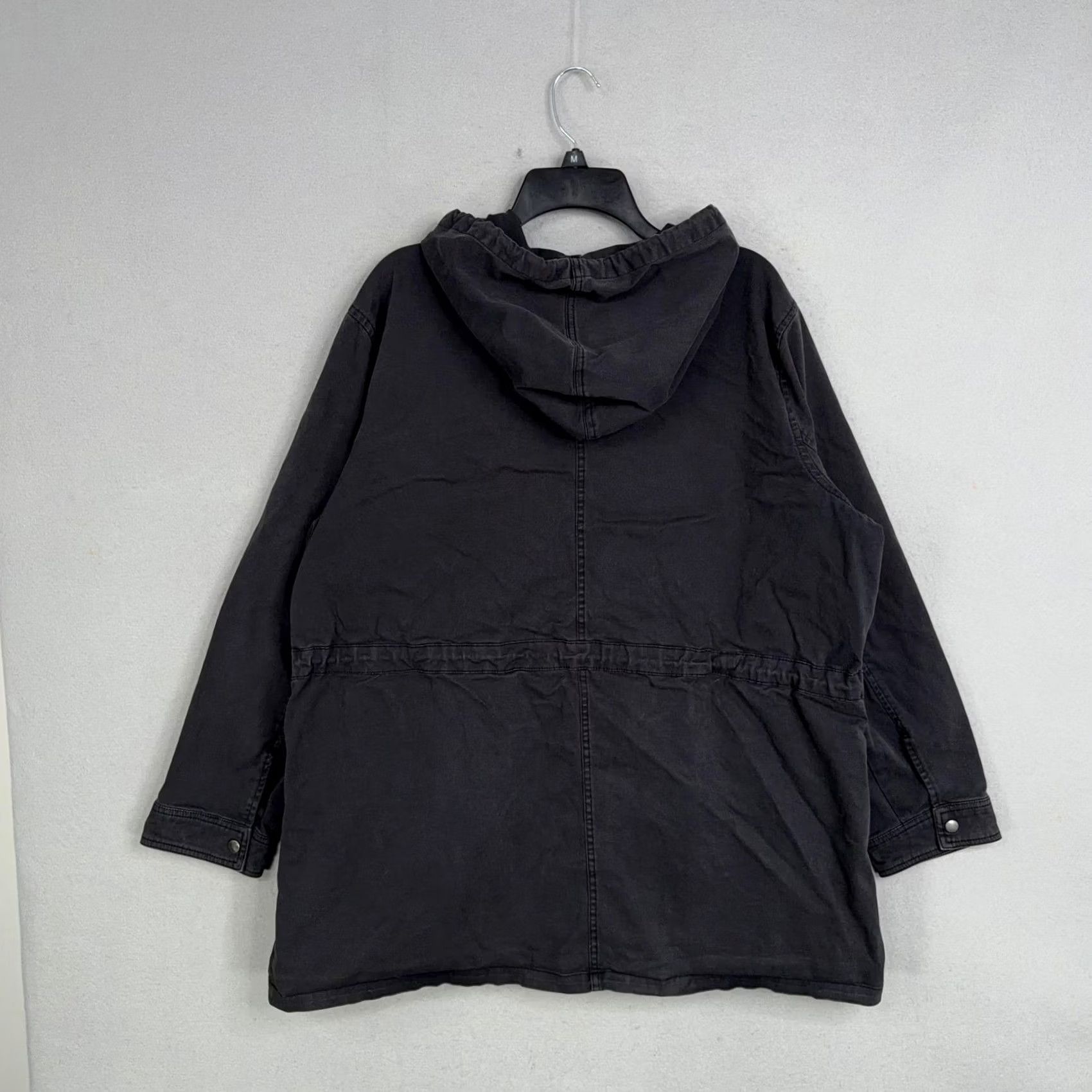Lucky Brand Lucky Brand Jacket Womens XL Gray Hooded Anorak Field Coat Drawstring Pockets Size XL / US 12-14 / IT 48-50 - 6 Thumbnail