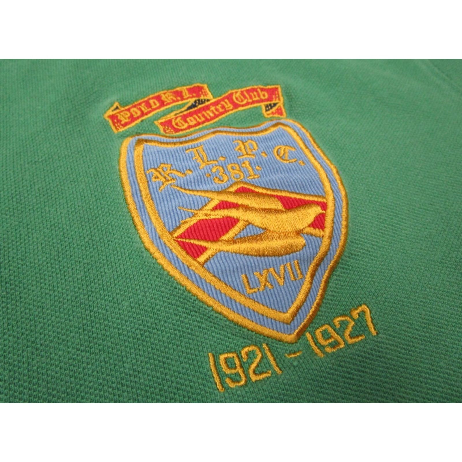 Polo Ralph Lauren VINTAGE Polo Ralph Lauren Men's Polo Shirt 2XL XXL Short Sleeve Green Classic Retro 90s Country Club Size US XXL / EU 58 / 5 - 3 Thumbnail