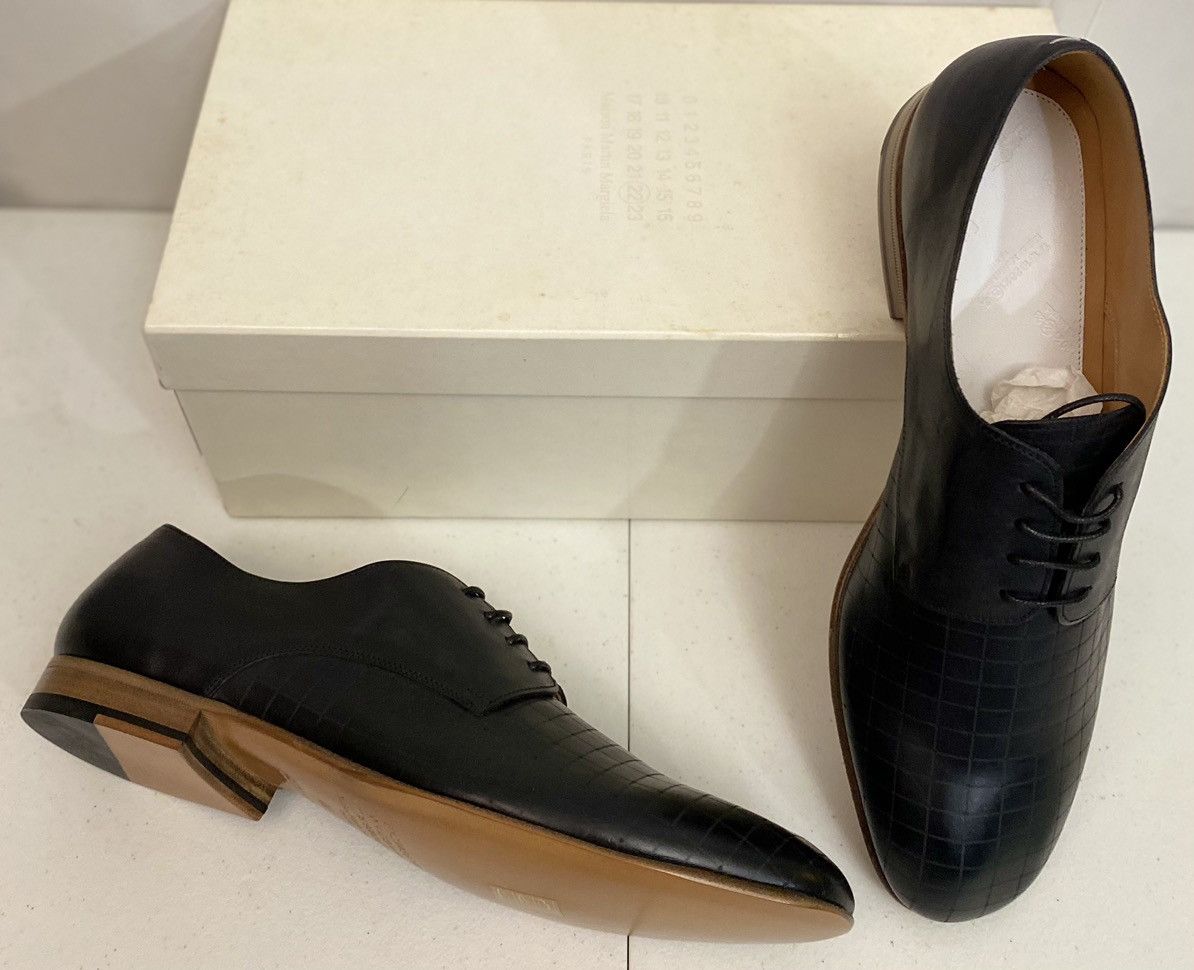 Maison Margiela Maison Margiela 22 🇮🇹 Black Veg Tan Laser Matrix Derby 11 New Size US 11 / EU 44 - 7 Thumbnail