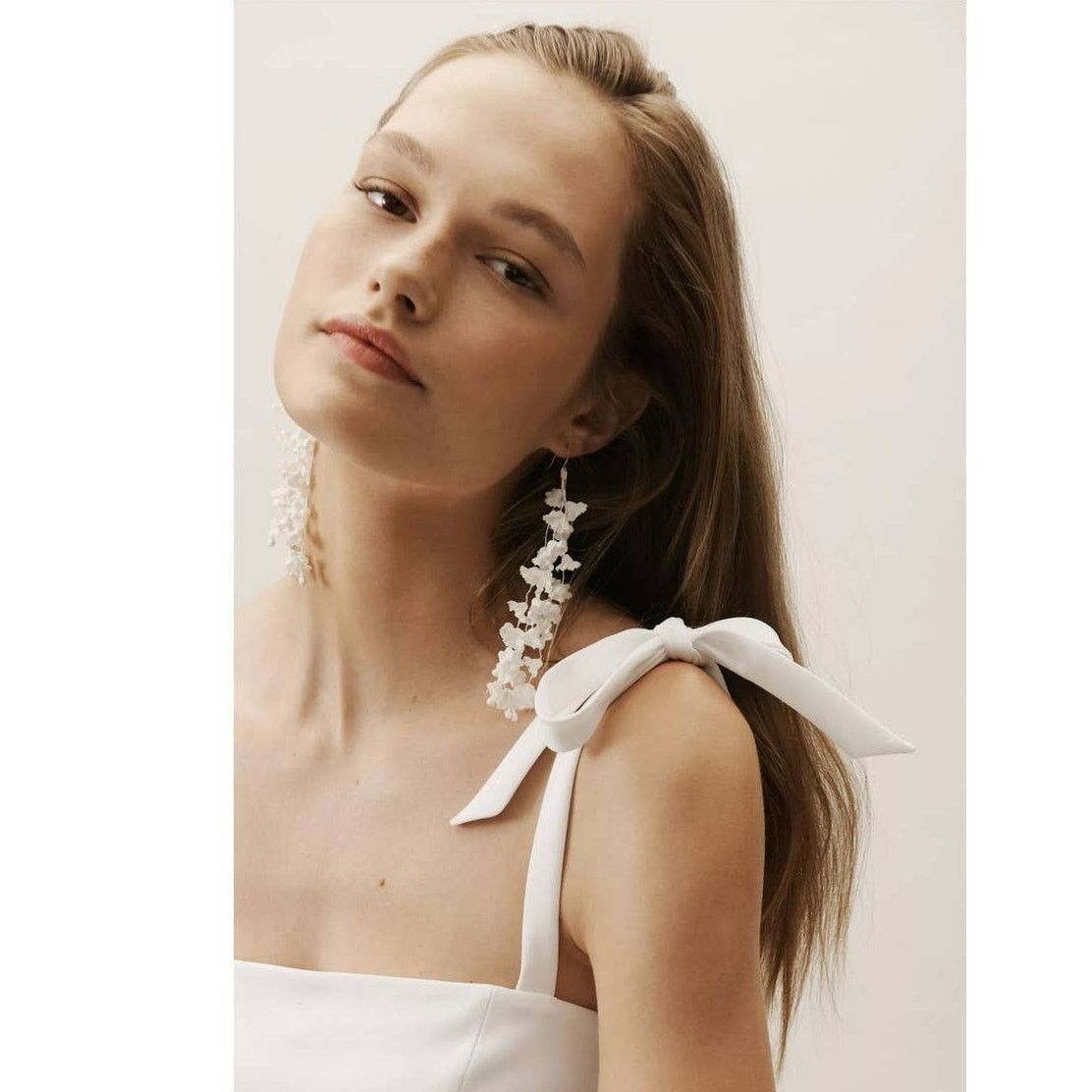 Anthropologie New Anthropologie BHLDN Trinity Jumpsuit by Theia $280 SZ 0 Size 25" / US 0 / IT 36 - 3 Thumbnail