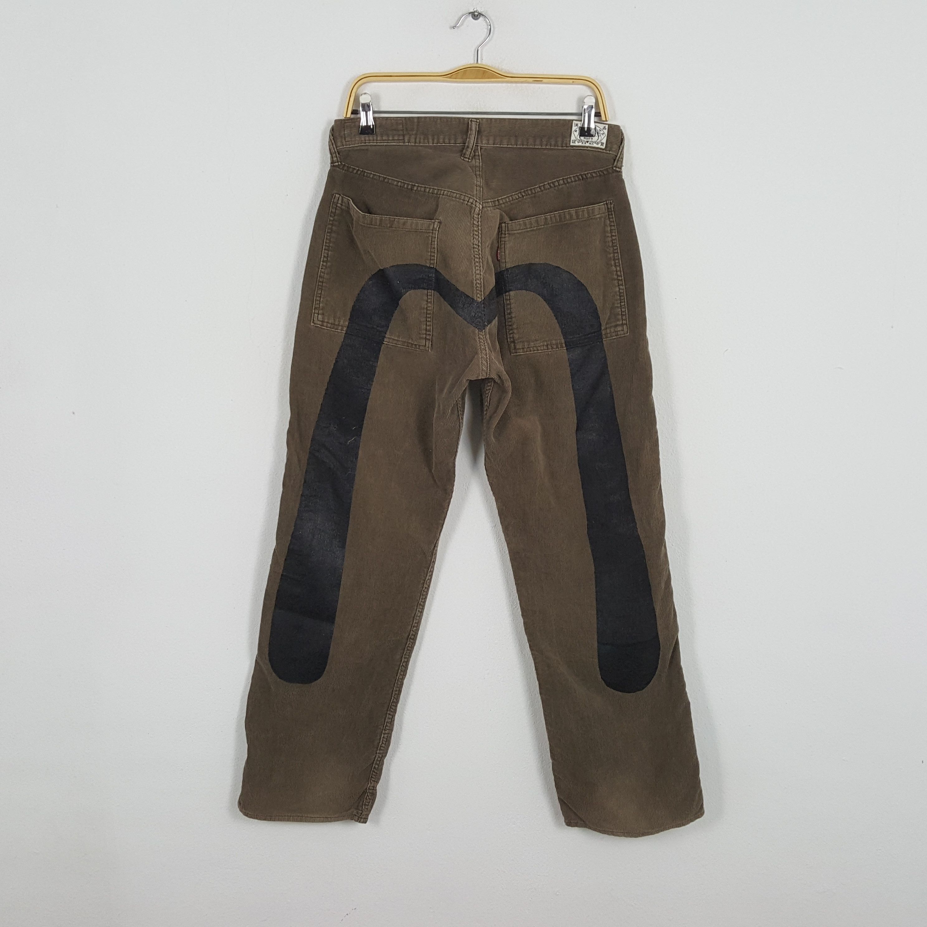 Evisu × Japanese Brand × Vintage Vintage EVISU Japanese Brand Daicock Custom Velvet Pants Size US 30 / EU 46 - 1 Thumbnail