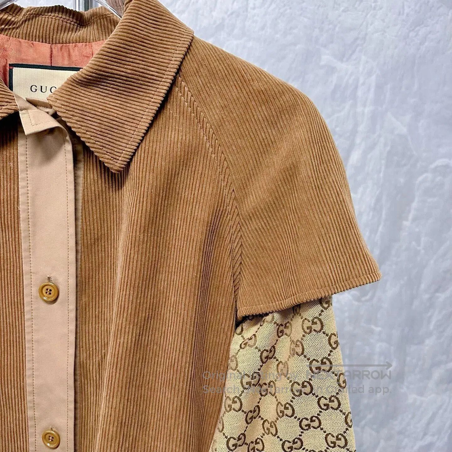 Gucci gucci double g corduroy trench coat. Size S / US 4 / IT 40 - 3 Thumbnail
