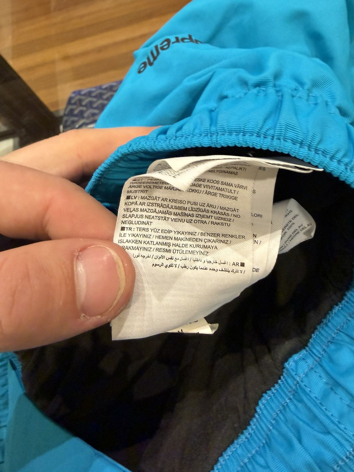 Nike × Supreme Supreme X Nike Trail Running Pants - Blue Size US 30 / EU 46 - 6 Thumbnail