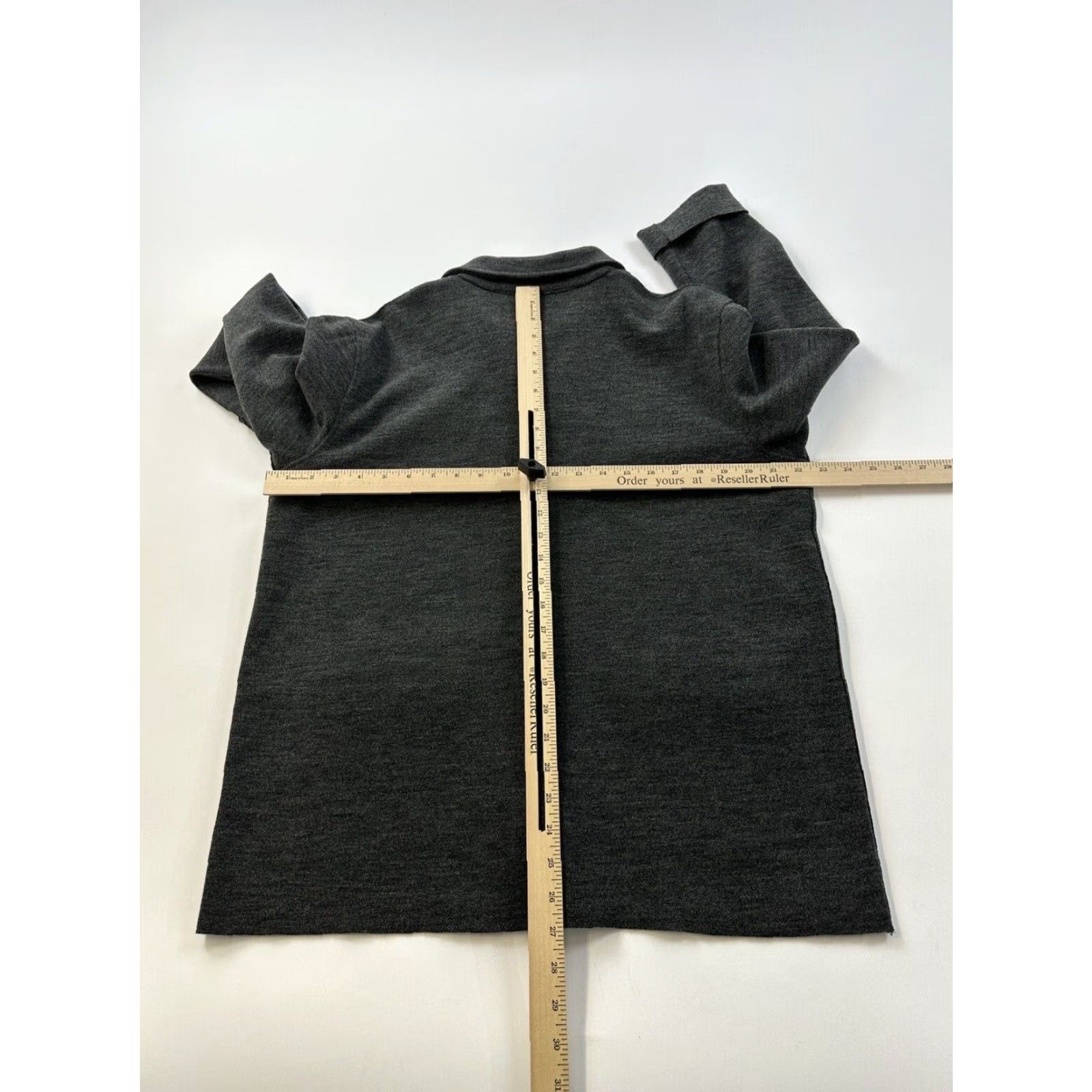 Ralph Lauren LRL Ralph Lauren Jacket Womens Large Gray Wool Acrylic Blend Button Snap Size L / US 10 / IT 46 - 5 Thumbnail