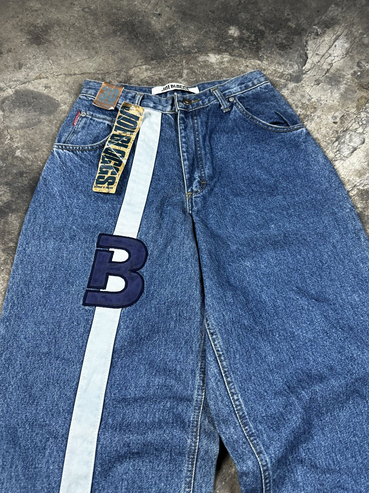 JNCO 90s Joe Bloggs Oversized Baggy Hiphop Rap Jeans Pants Size US 30 / EU 46 - 3 Thumbnail