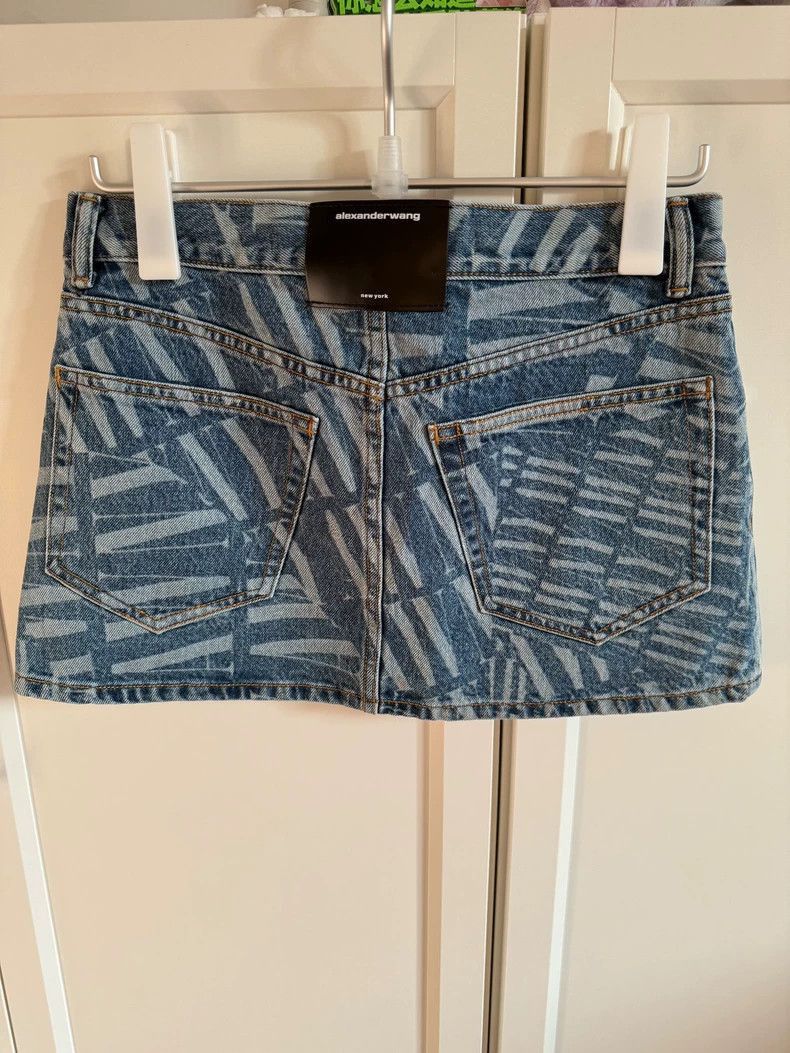 Alexander Wang Alexander Wang Denim Mini Skirt- Size 25" / US 0 / IT 36 - 2 Thumbnail