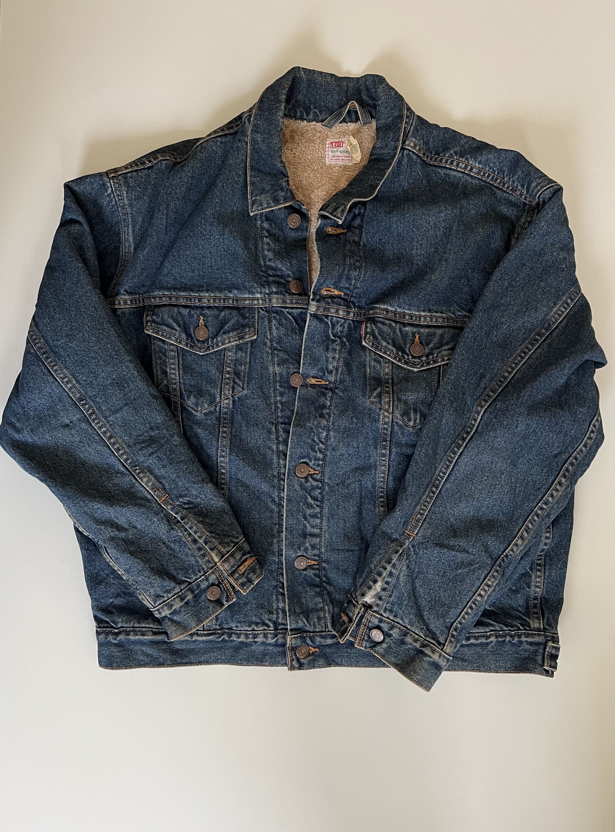 Levi's Vintage Clothing Levi’s Sherpa Denim Jacket – Blue – 90s Workwear Classic Size US M / EU 48-50 / 2 - 1 Thumbnail