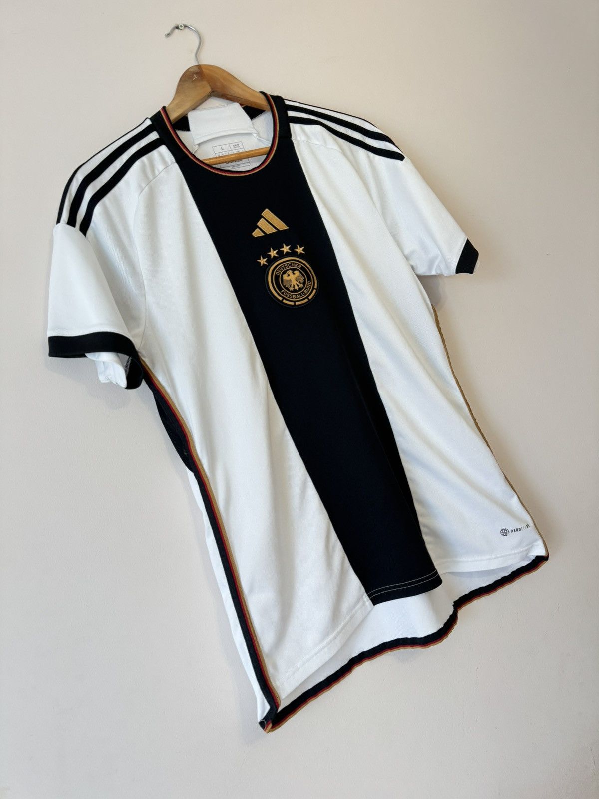 Adidas Germany 2022-2023 Home Soccer Jersey Adidas Football Shirt Size US L / EU 52-54 / 3 - 4 Thumbnail