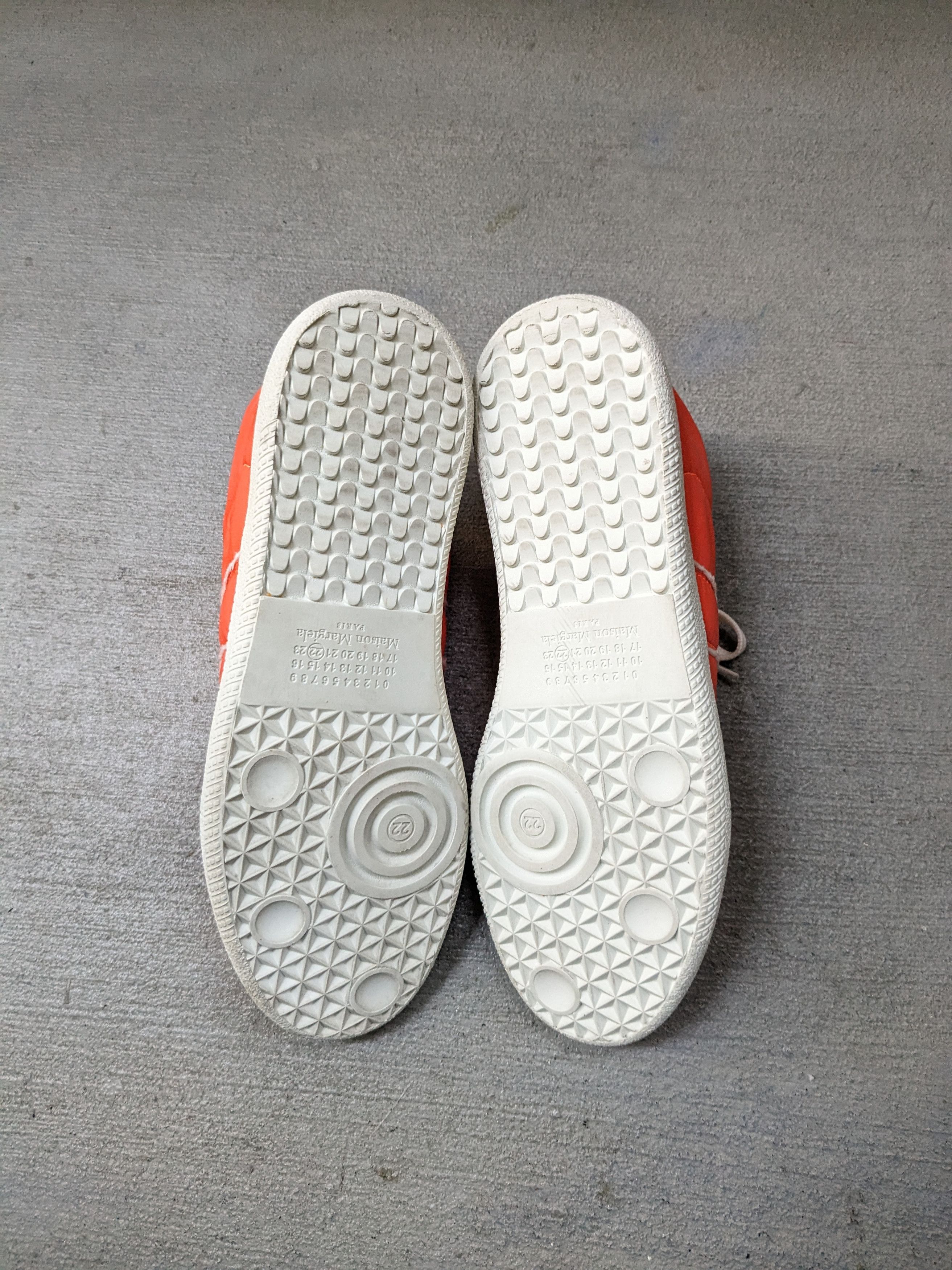 Maison Margiela Maison Margiela GAT Replica Orange White 7 40 Leather Size US 7 / EU 40 - 17 Thumbnail