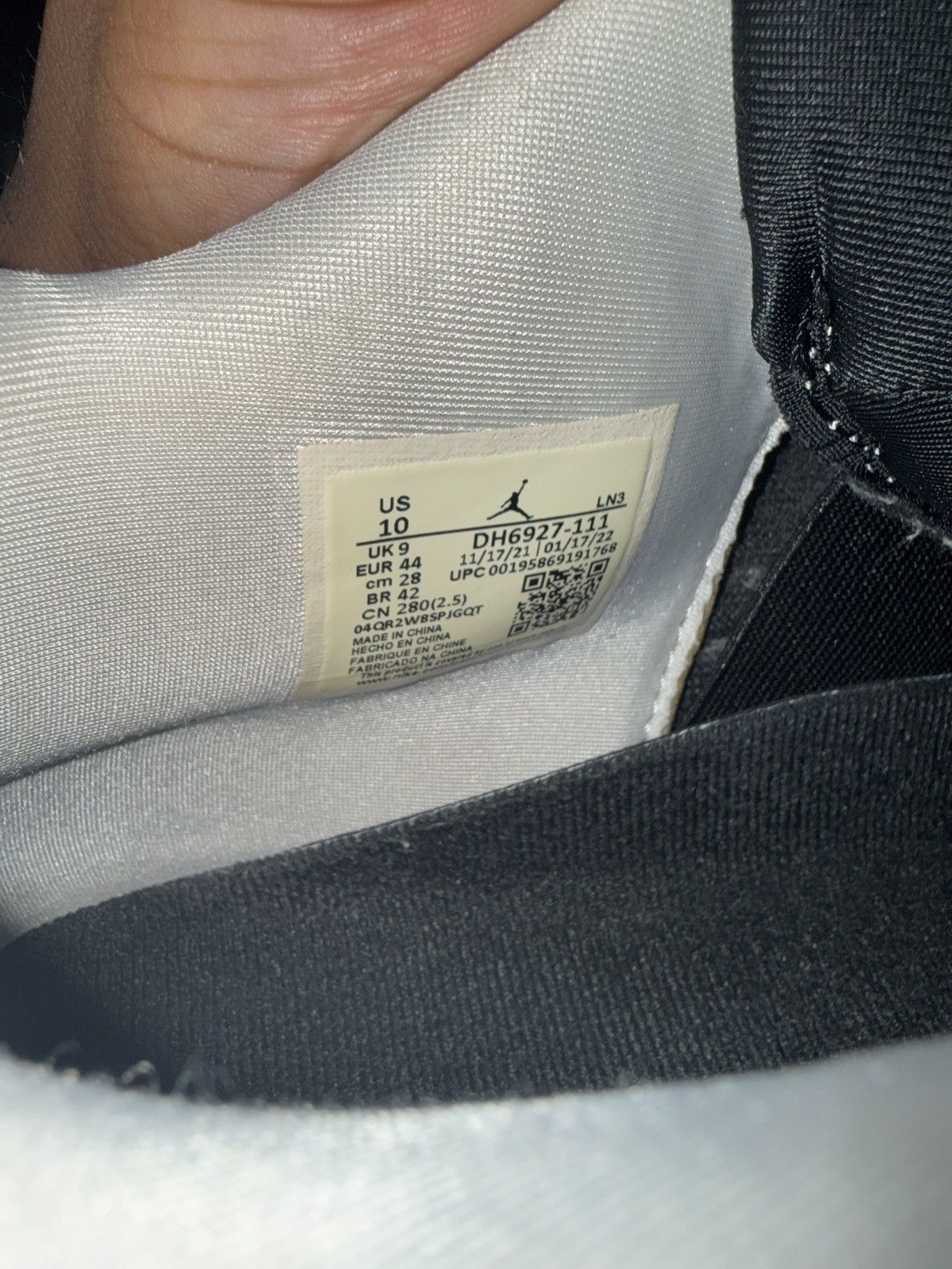 Nike JORDAN 4 military black Size US 10 / EU 43 - 3 Thumbnail