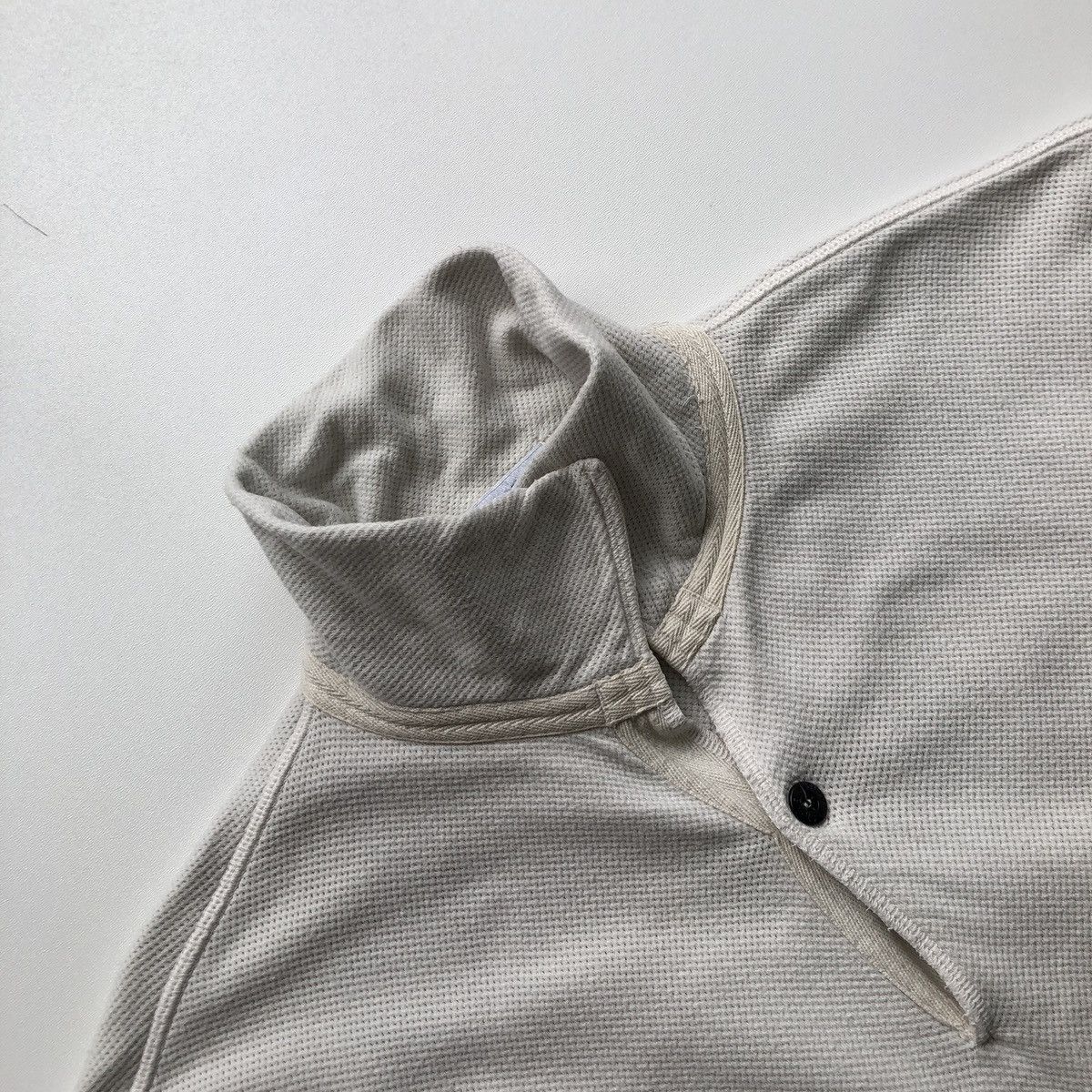 Stone Island Stone Island SS98 Vintage Logo Half Sweater White Archive Size US L / EU 52-54 / 3 - 6 Thumbnail