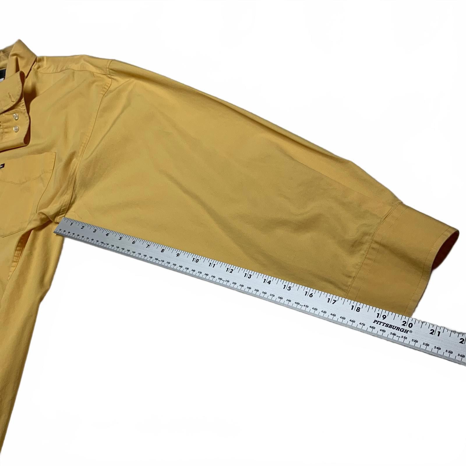 Tommy Hilfiger Tommy Hilfiger Men's XXL Yellow Button-Up Shirt Size US XXL / EU 58 / 5 - 11 Thumbnail