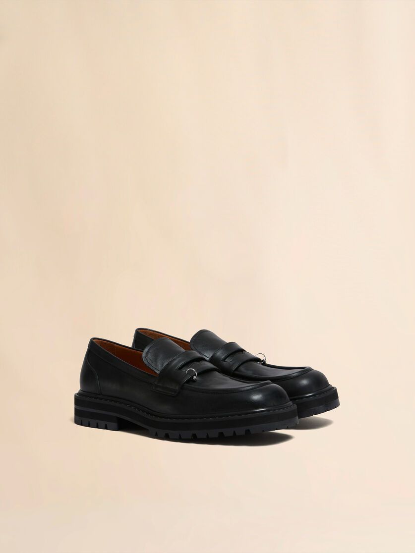 Marni o1f1d3z1025 Piercing 2.0 Chunky Loafers in Black Size US 12 / EU 45 - 5 Thumbnail