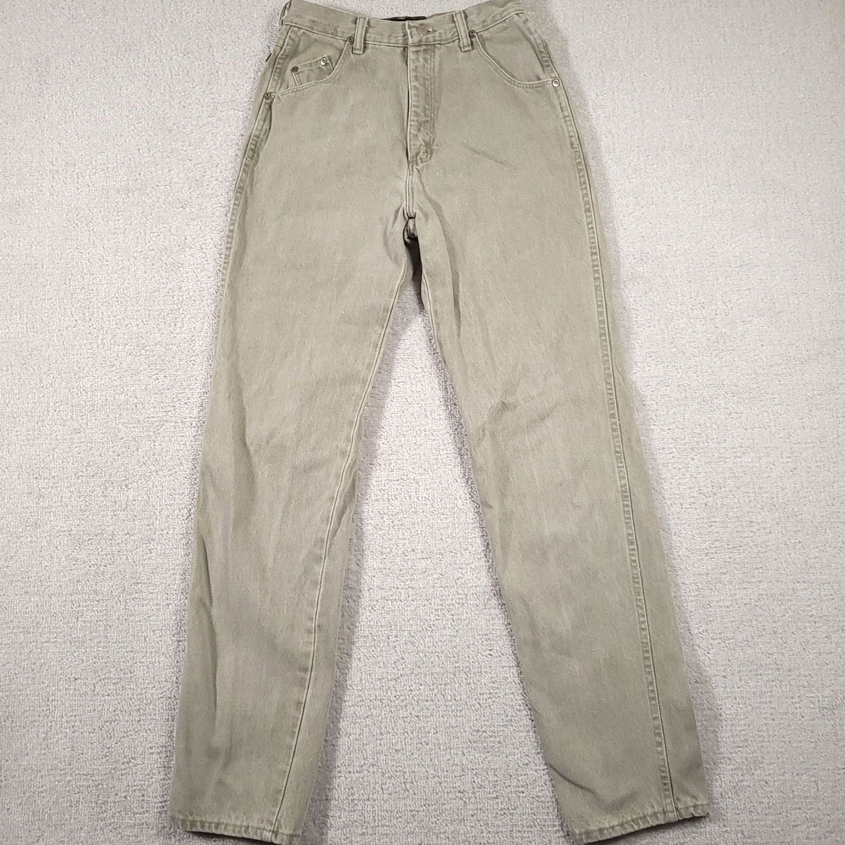 Wrangler VINTAGE Wrangler Silverlake High Rise VTG Women's Jeans Gray Bareback USA Made Sz 9/10 Jeans Women 80s Mom Size 30" / US 8 / IT 44 - 2 Thumbnail