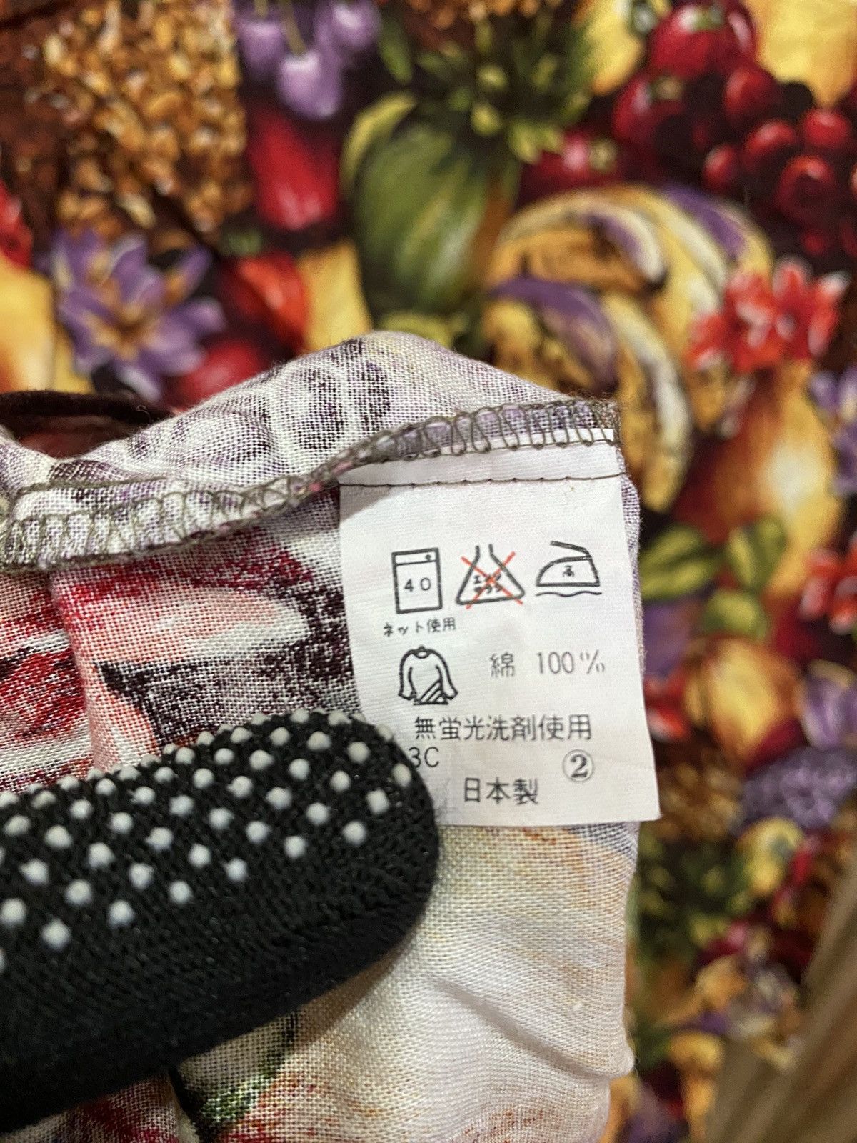 Japanese Brand Vintage Mecanin Bold Fruit Print Shirt Made in Japan Size US M / EU 48-50 / 2 - 8 Thumbnail